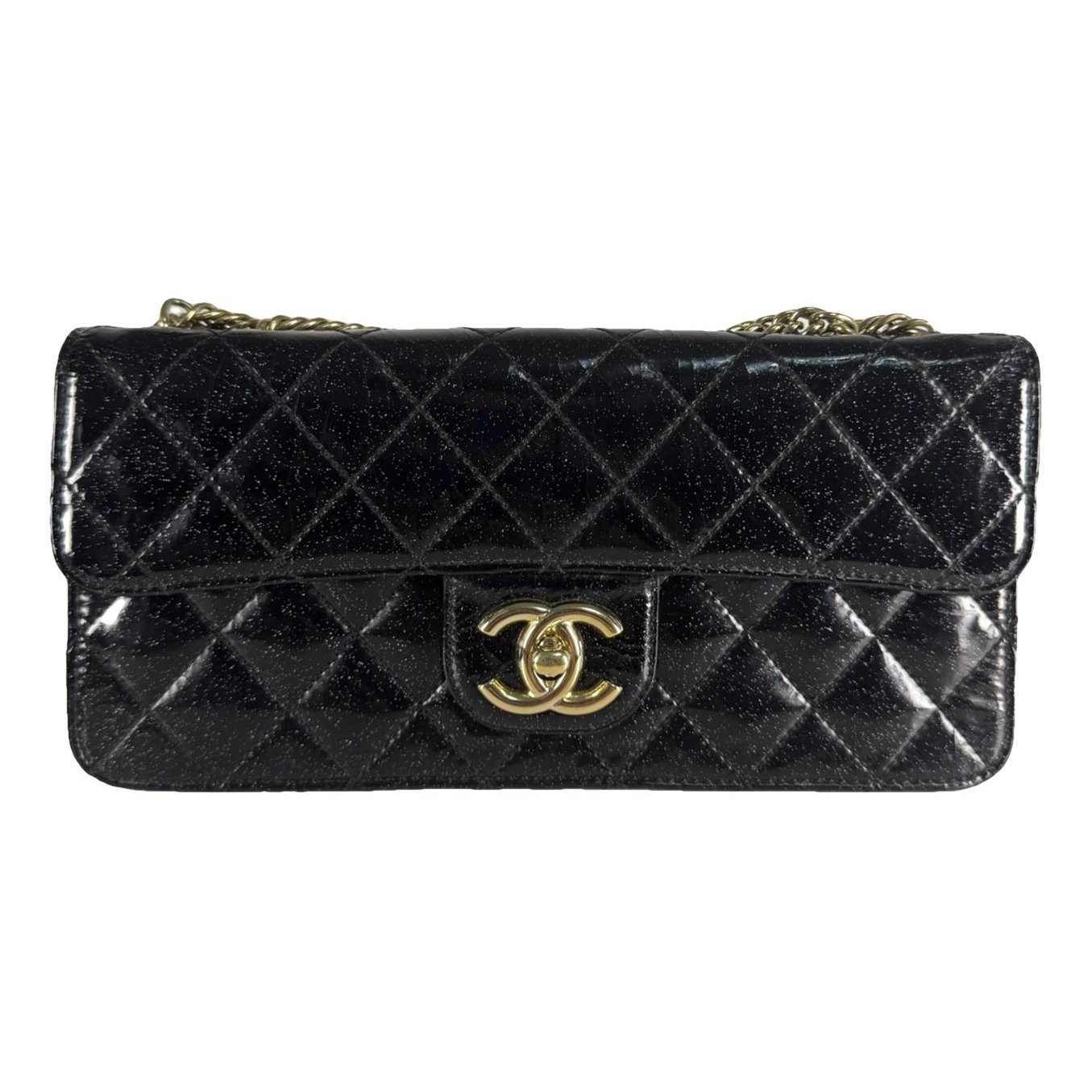 Patent leather handbag
