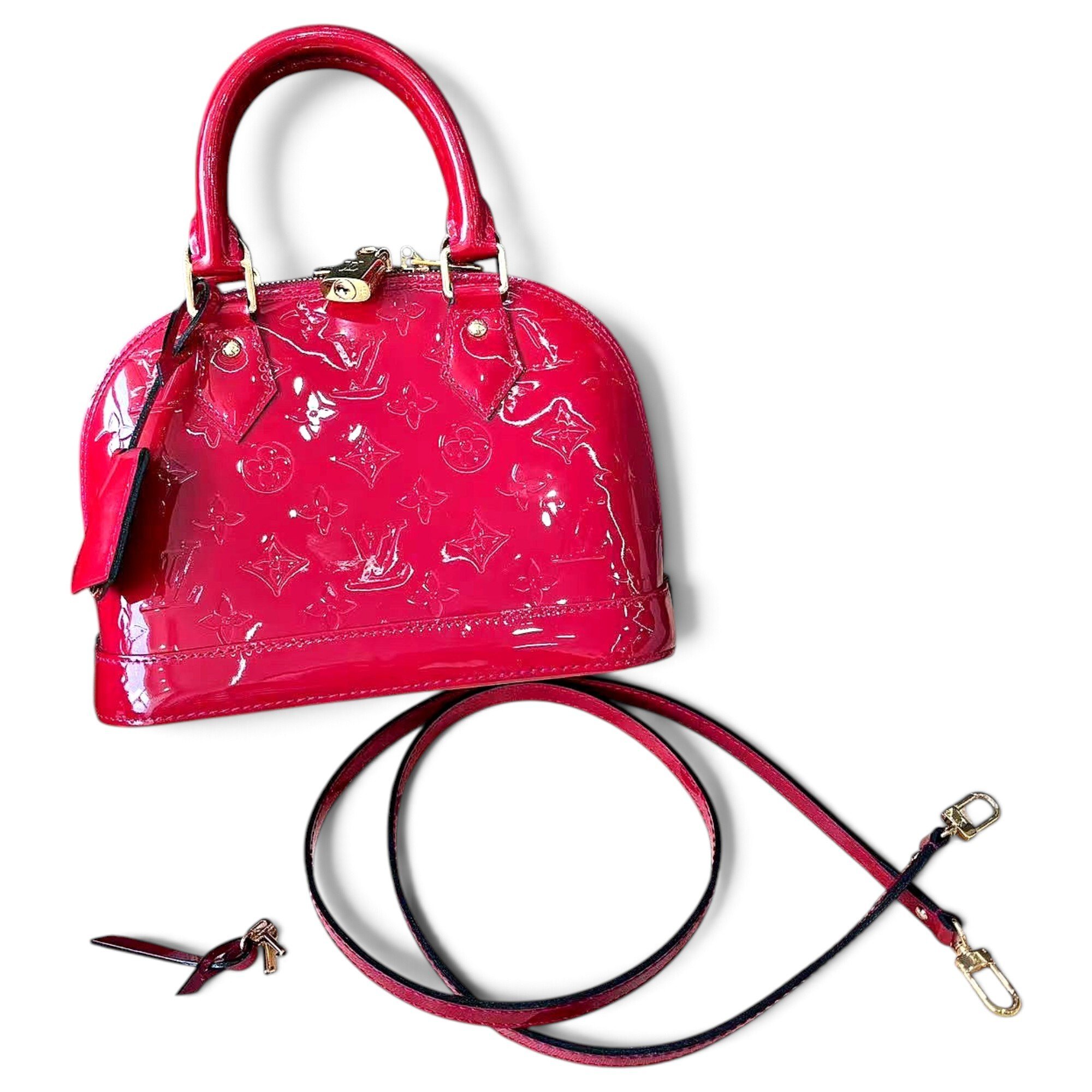 Alma BB patent leather handbag