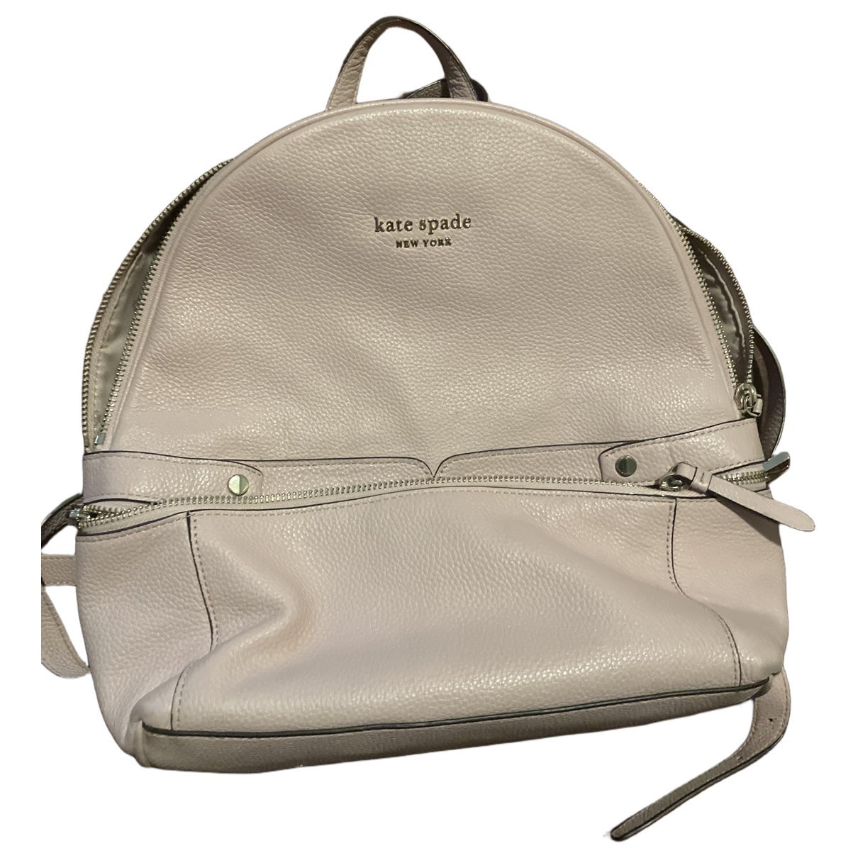 Leather backpack