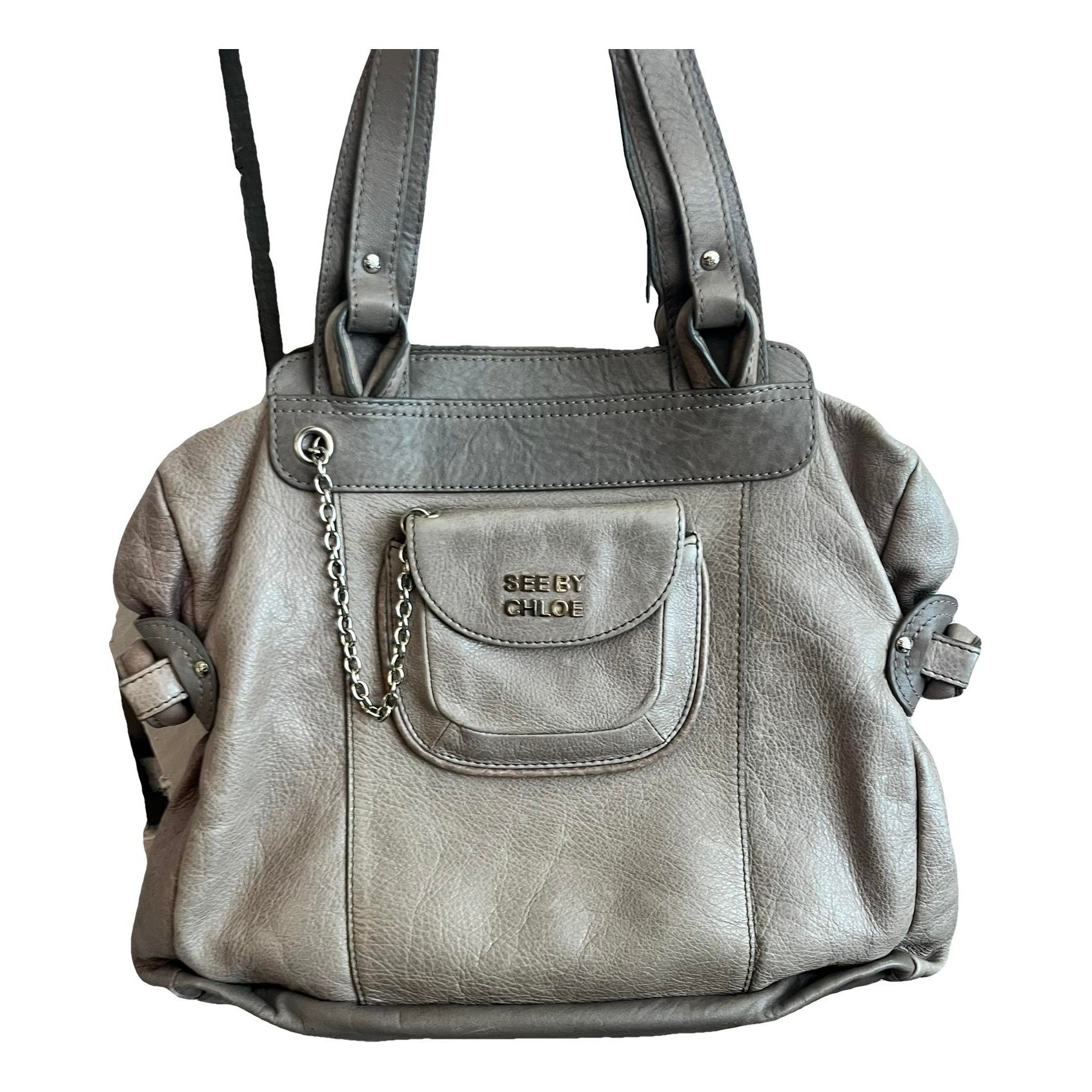 Leather handbag