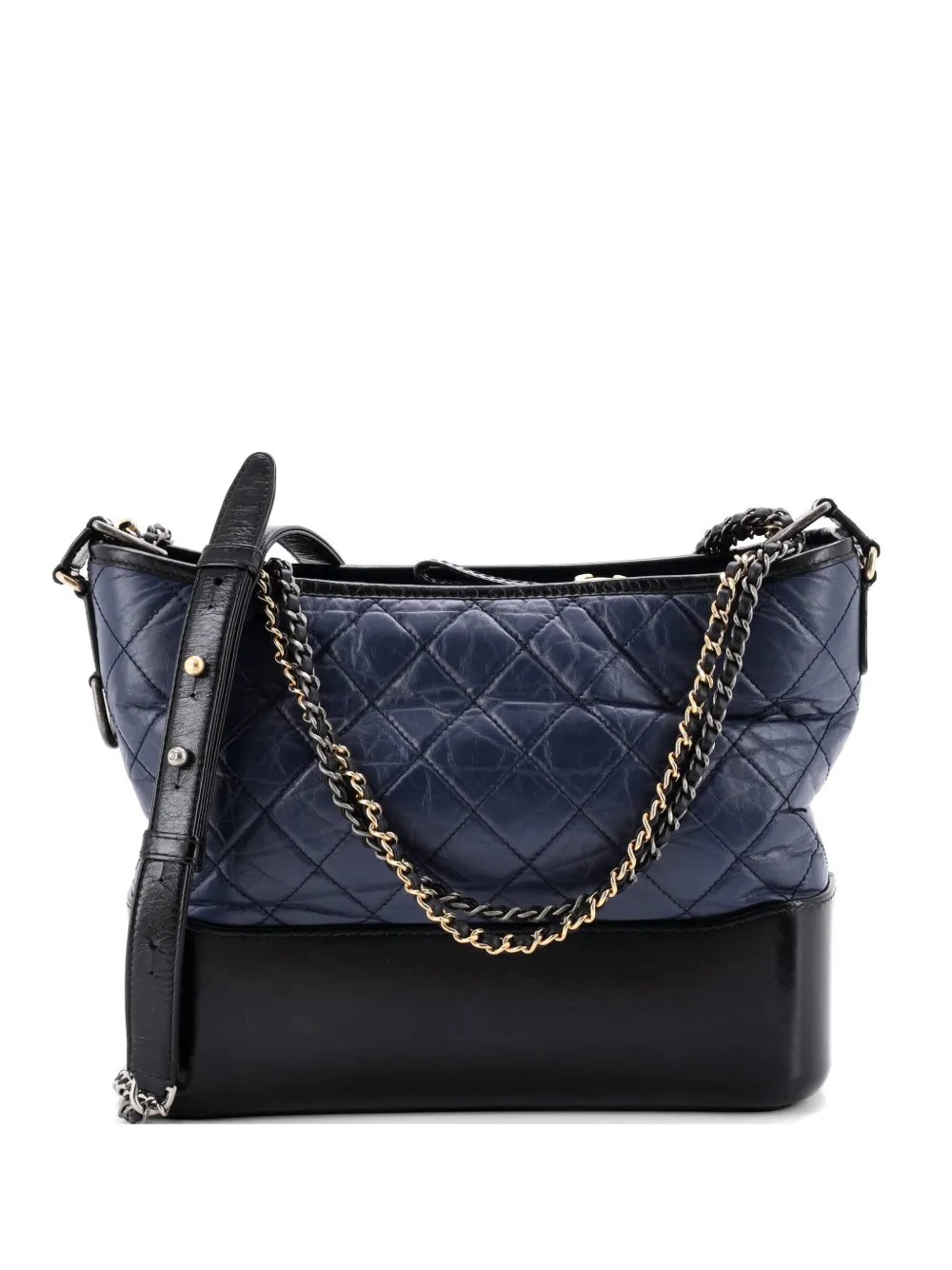 Gabrielle Quilted Aged Calfskin Medium hobo bag