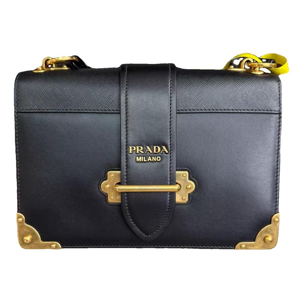 Cahier leather handbag