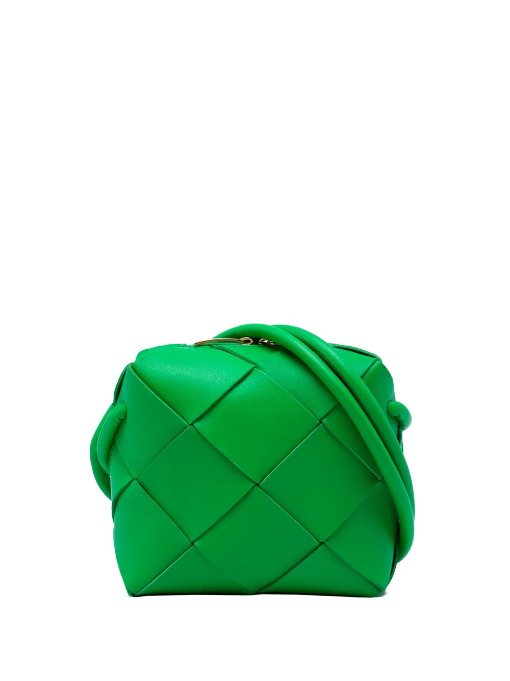 Bottega Veneta 2012-2026 Mini Lambskin Intreccio Cassette Camera Bag crossbody bag