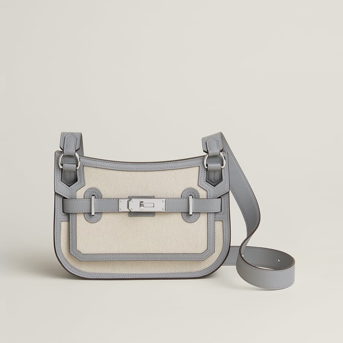 Jypsiere Mini Toile & Cuir Bag