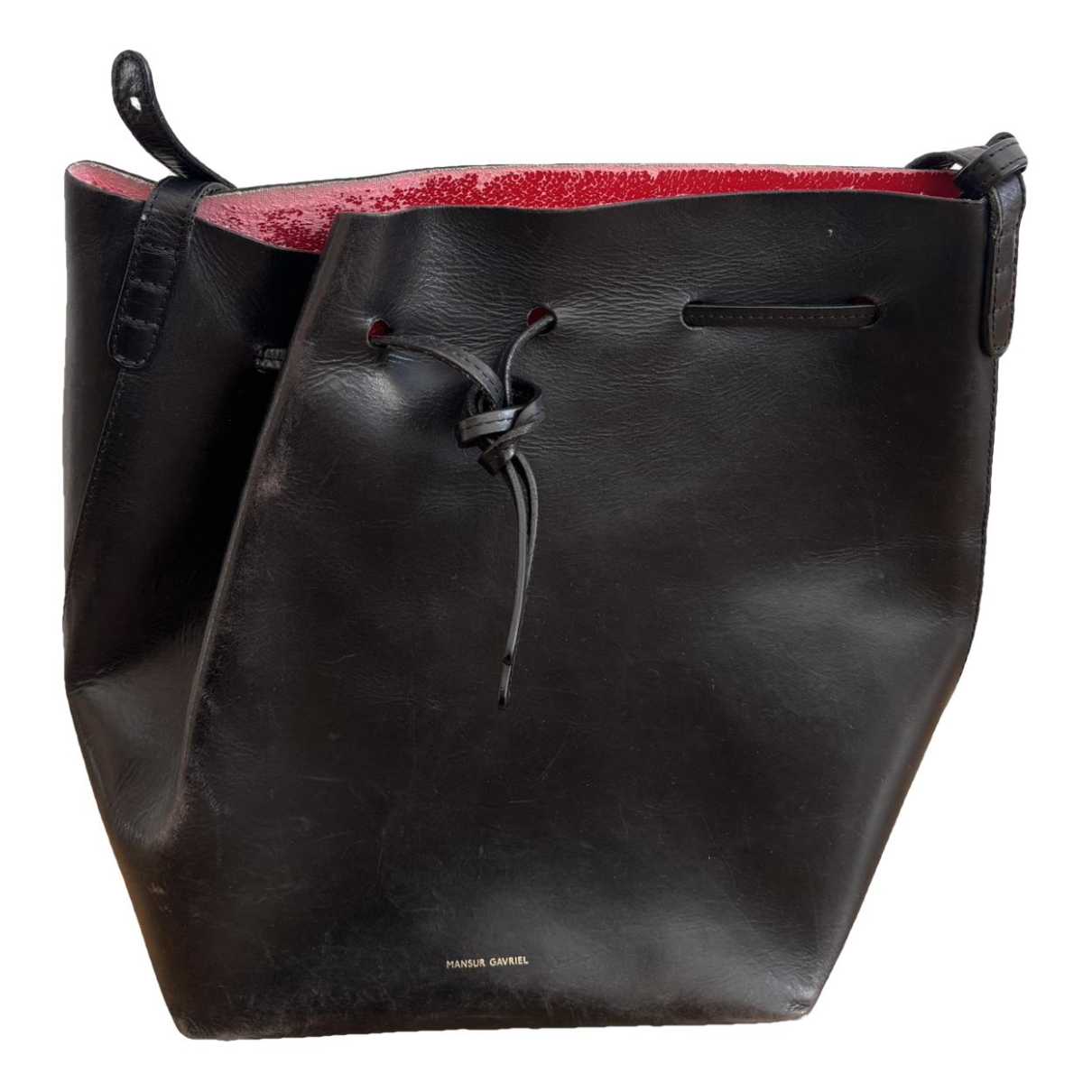 Mansur Gavriel Bucket leather handbag