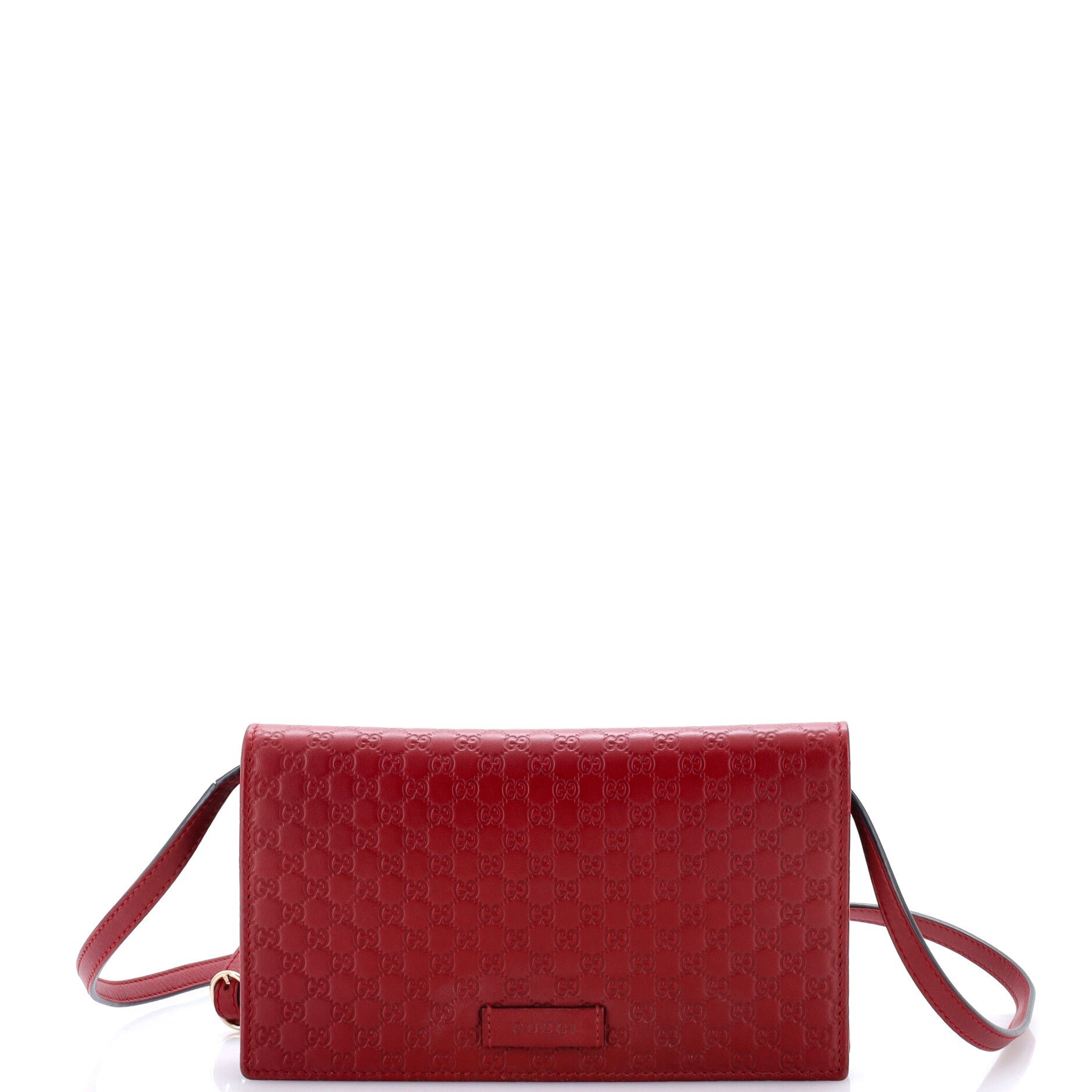 Wallet on Strap Microguccissima Leather