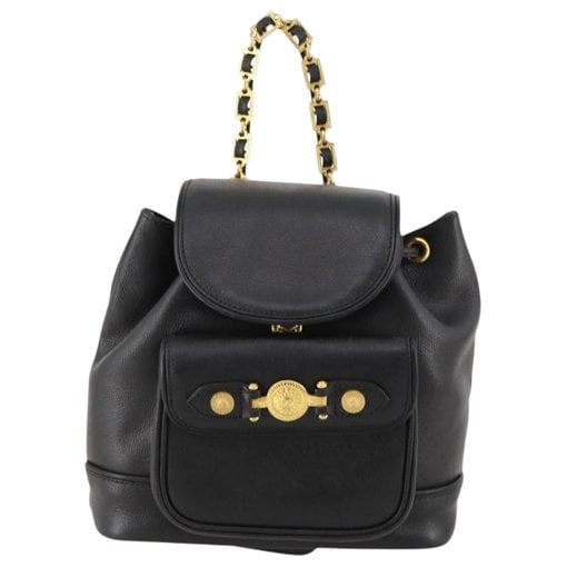 Leather backpack