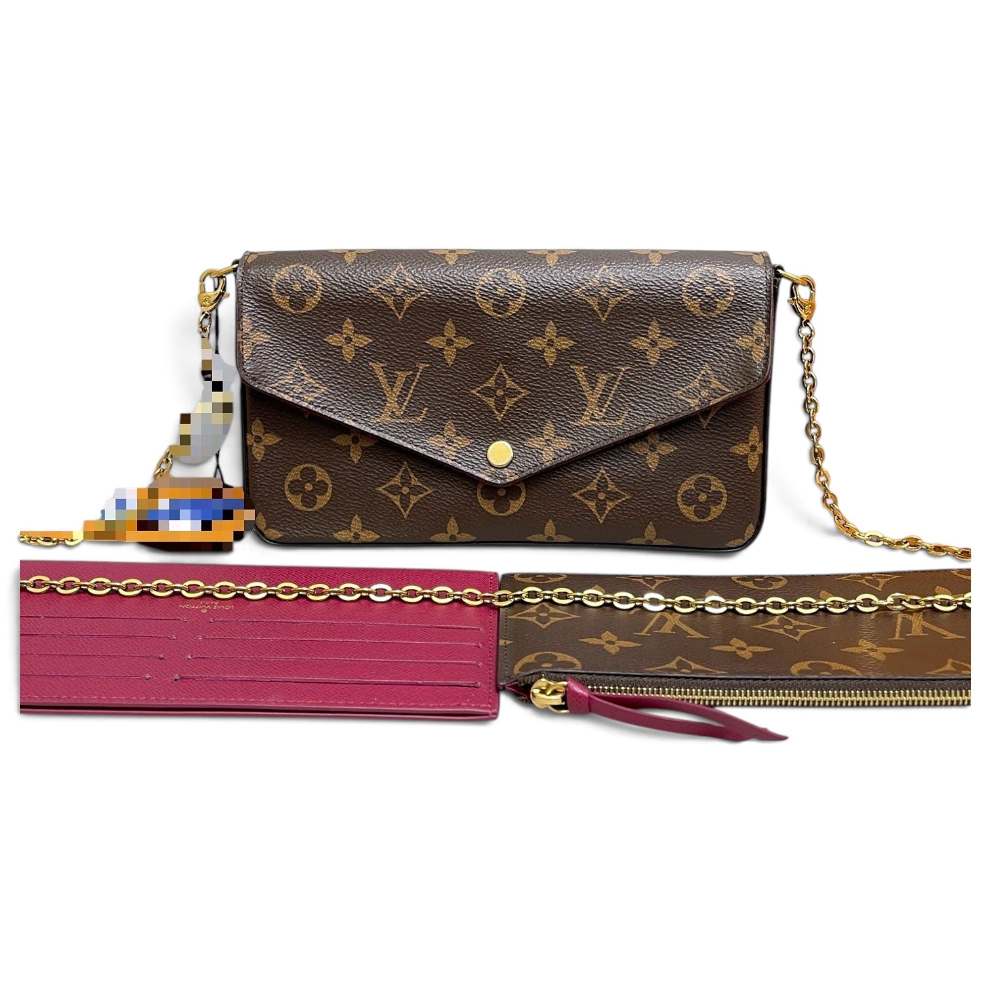 Félicie leather crossbody bag