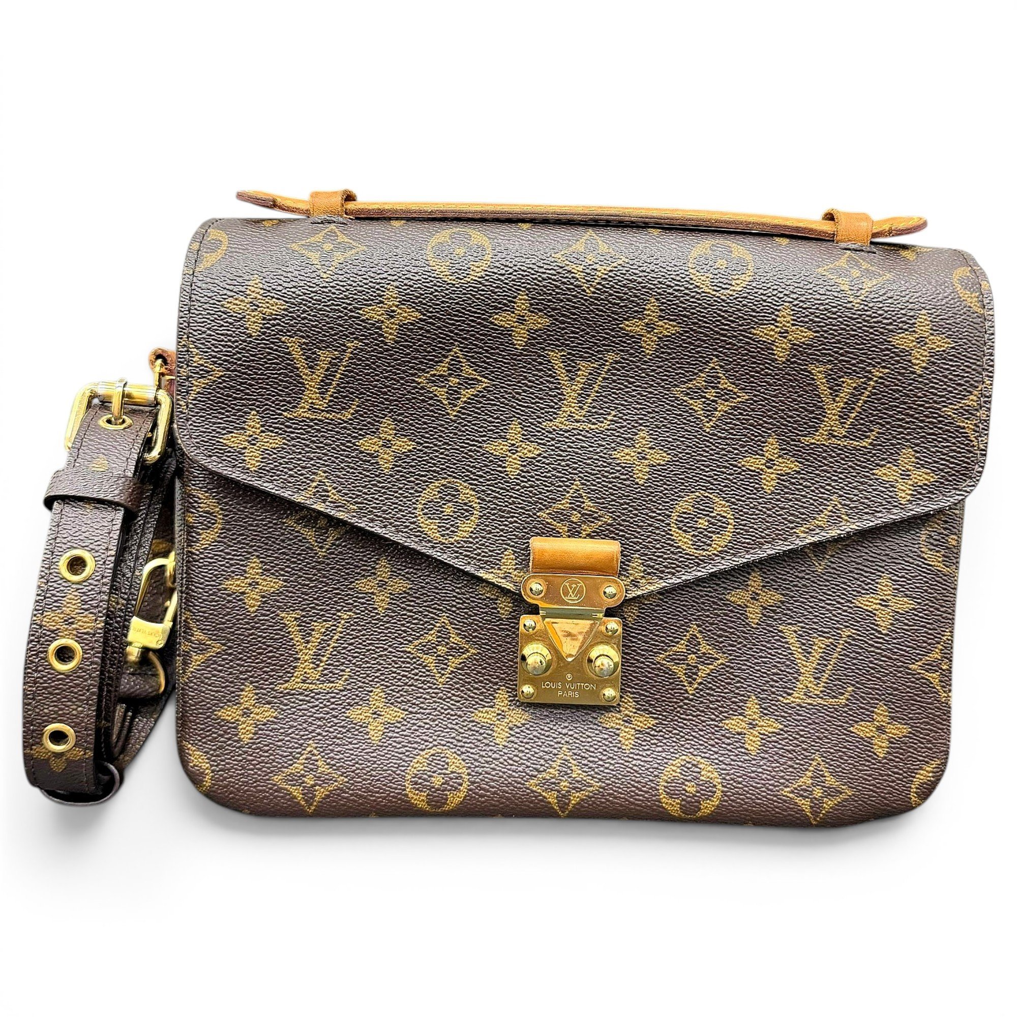 Metis leather handbag
