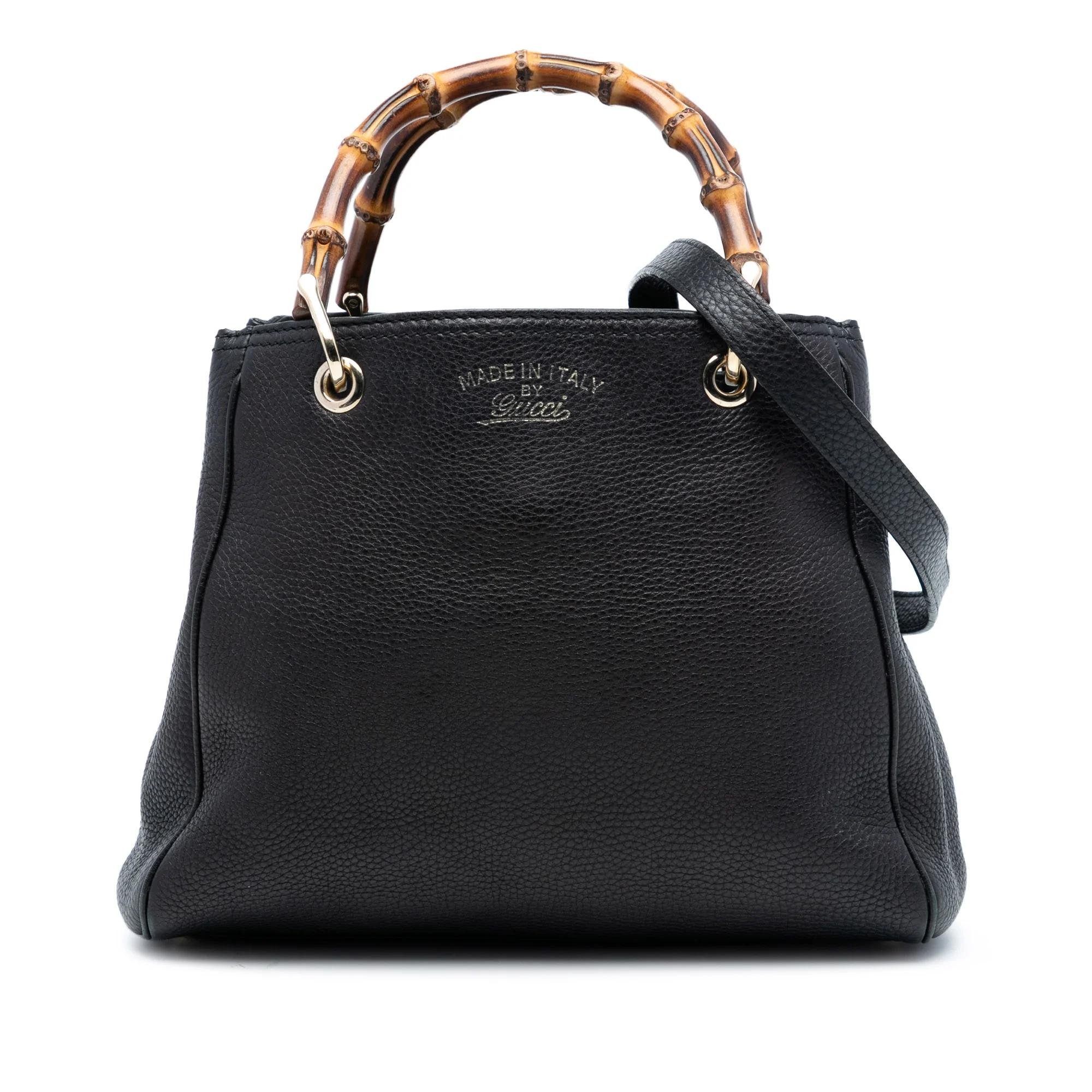 Bamboo pony-style calfskin satchel
