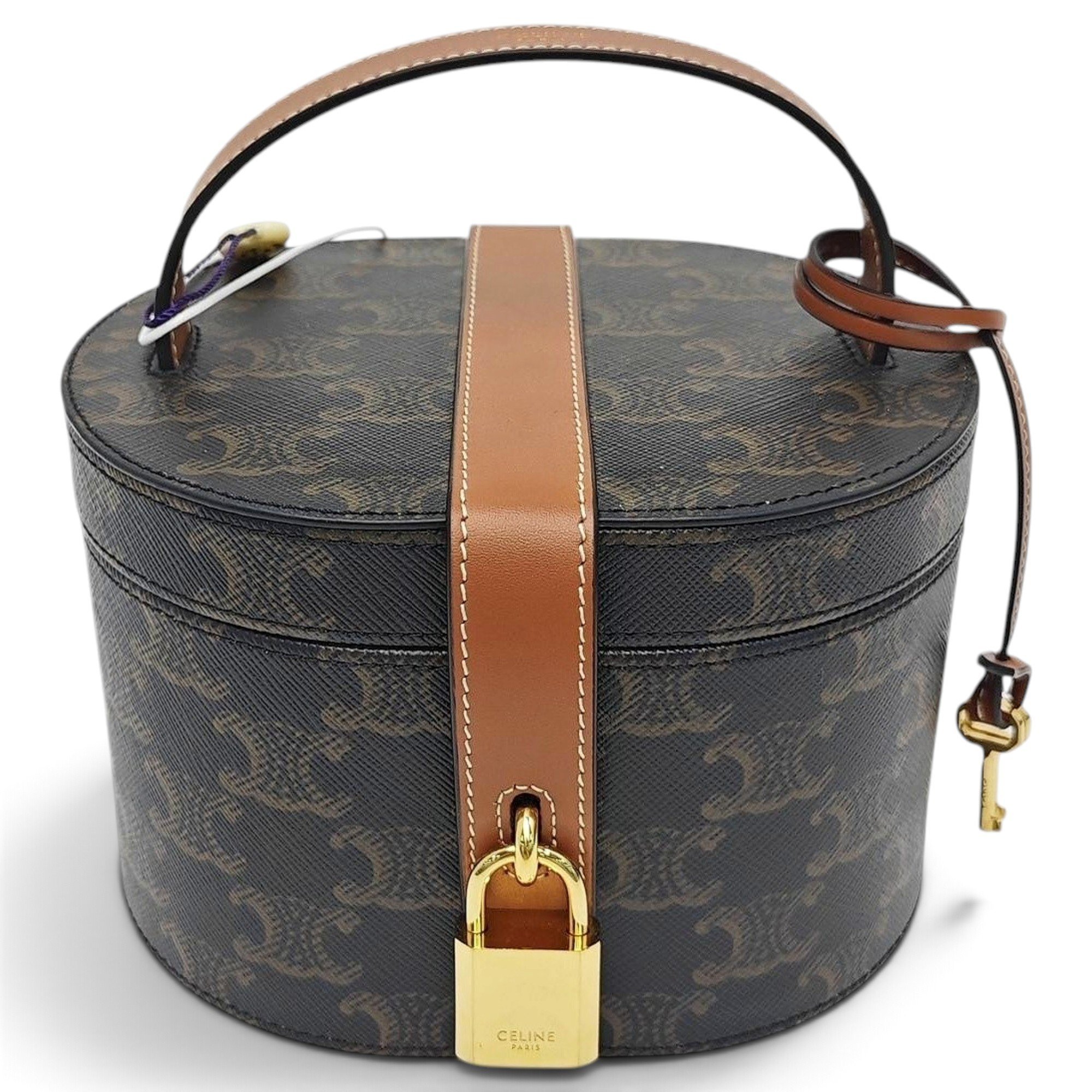 Triomphe leather handbag