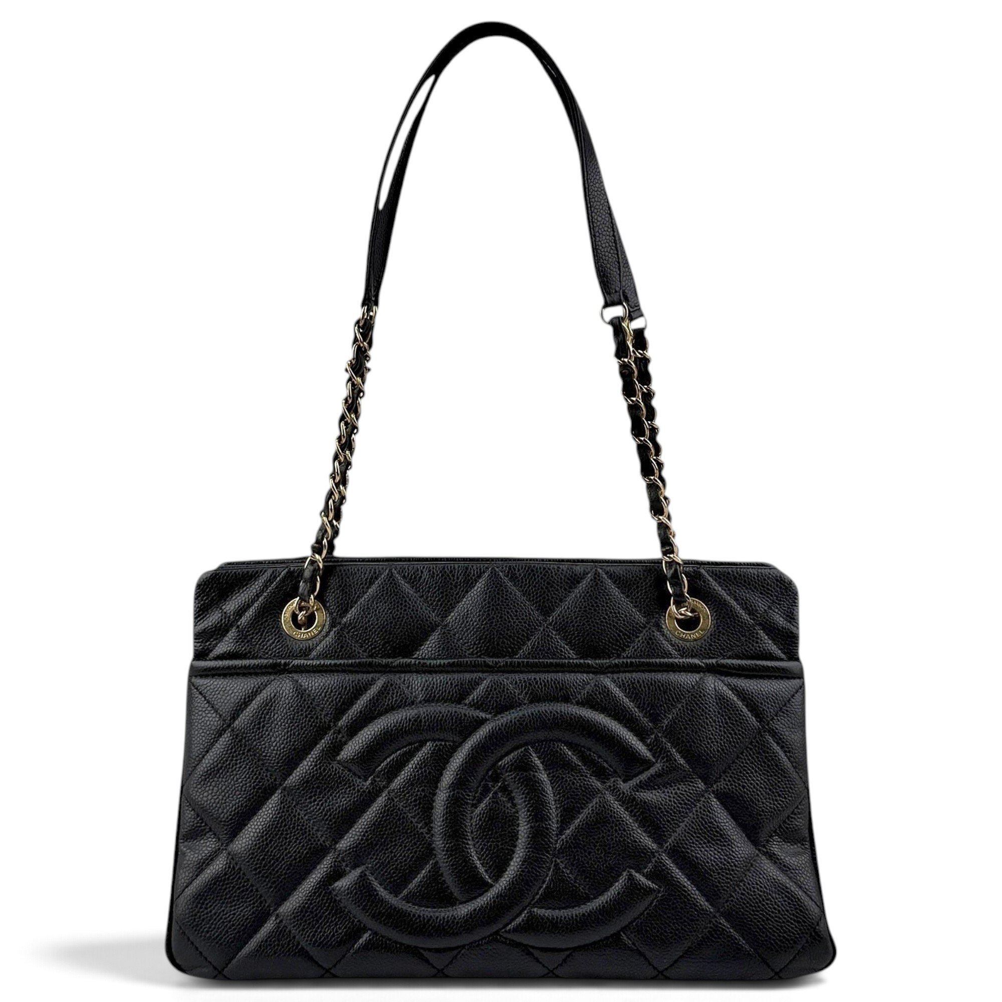 Grand shopping leather handbag