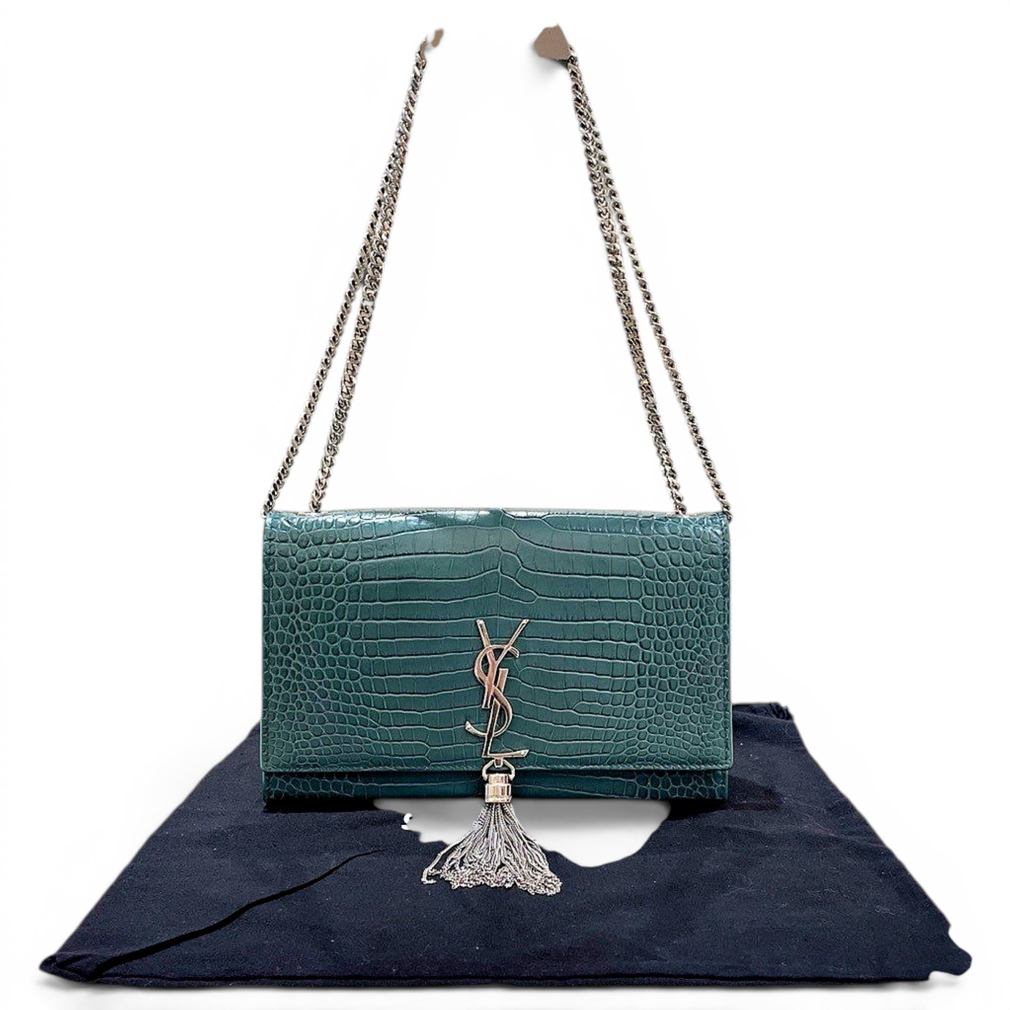 Pompom Kate leather handbag