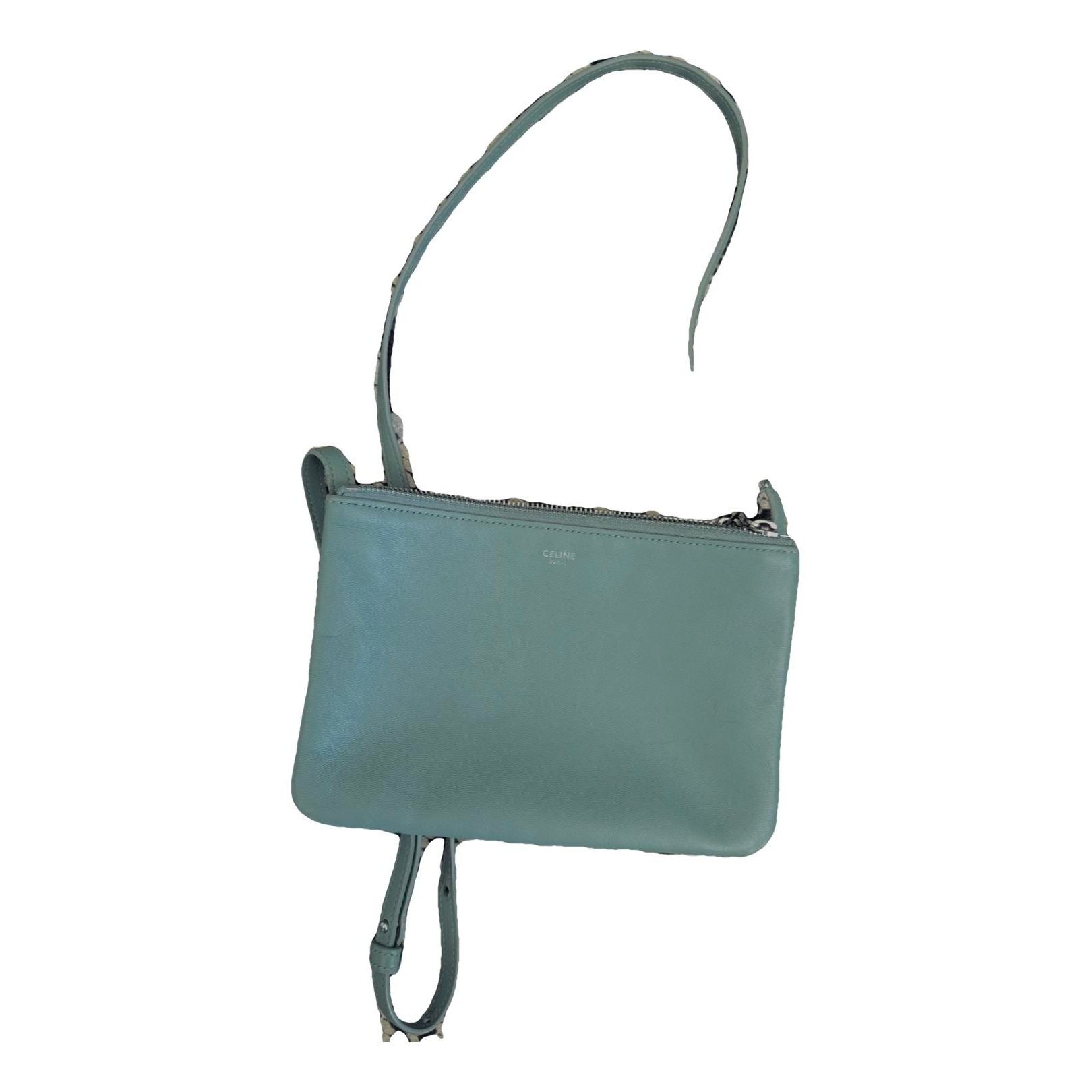 Trio leather crossbody bag