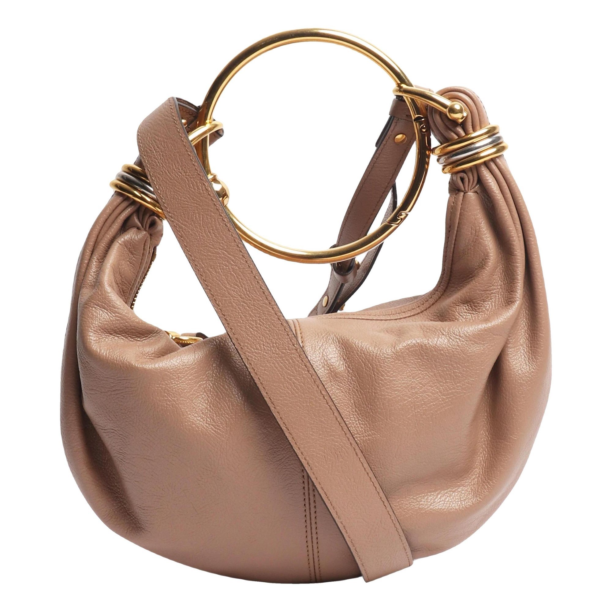 C leather handbag