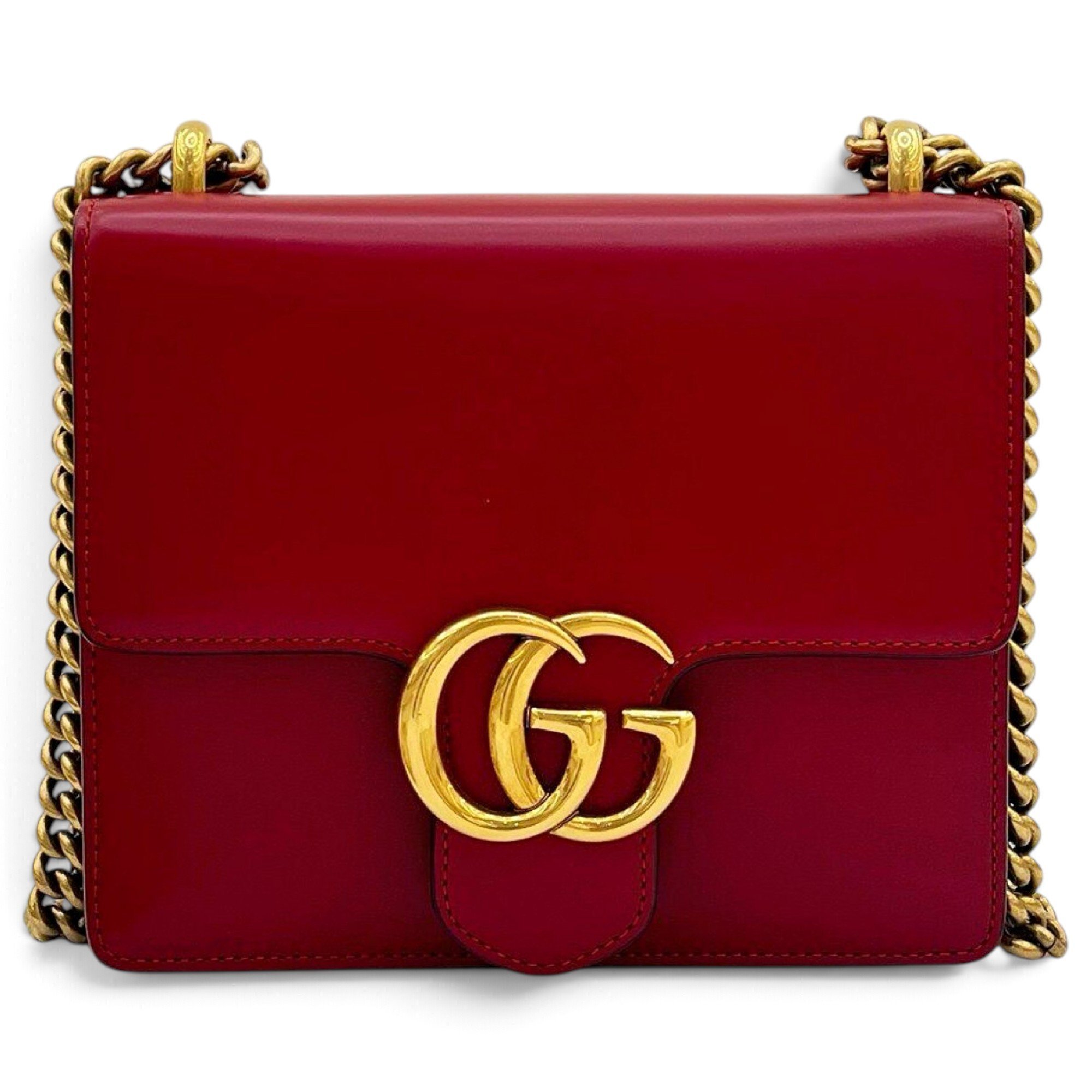GG Marmont Flap leather handbag