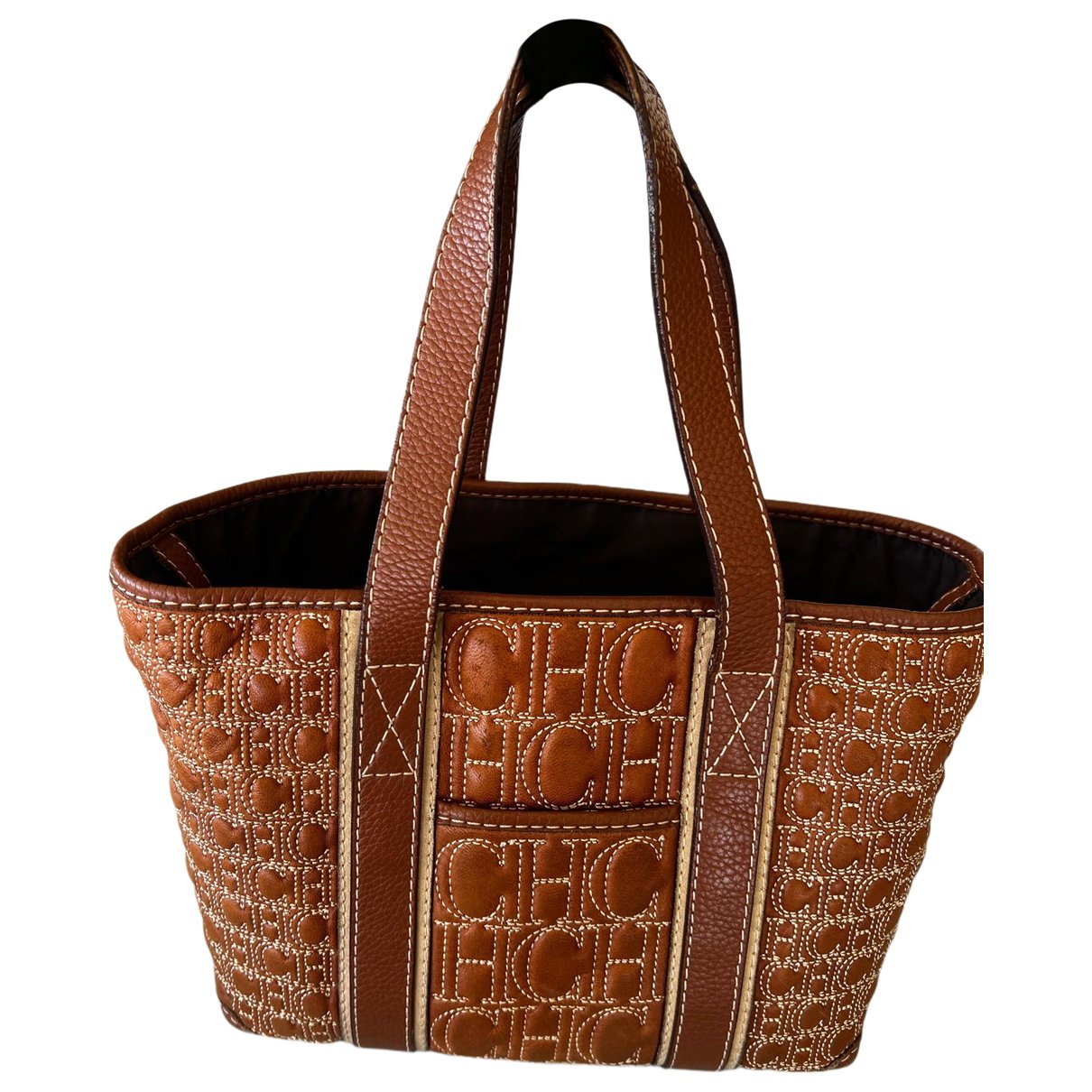 Carolina Herrera Leather tote