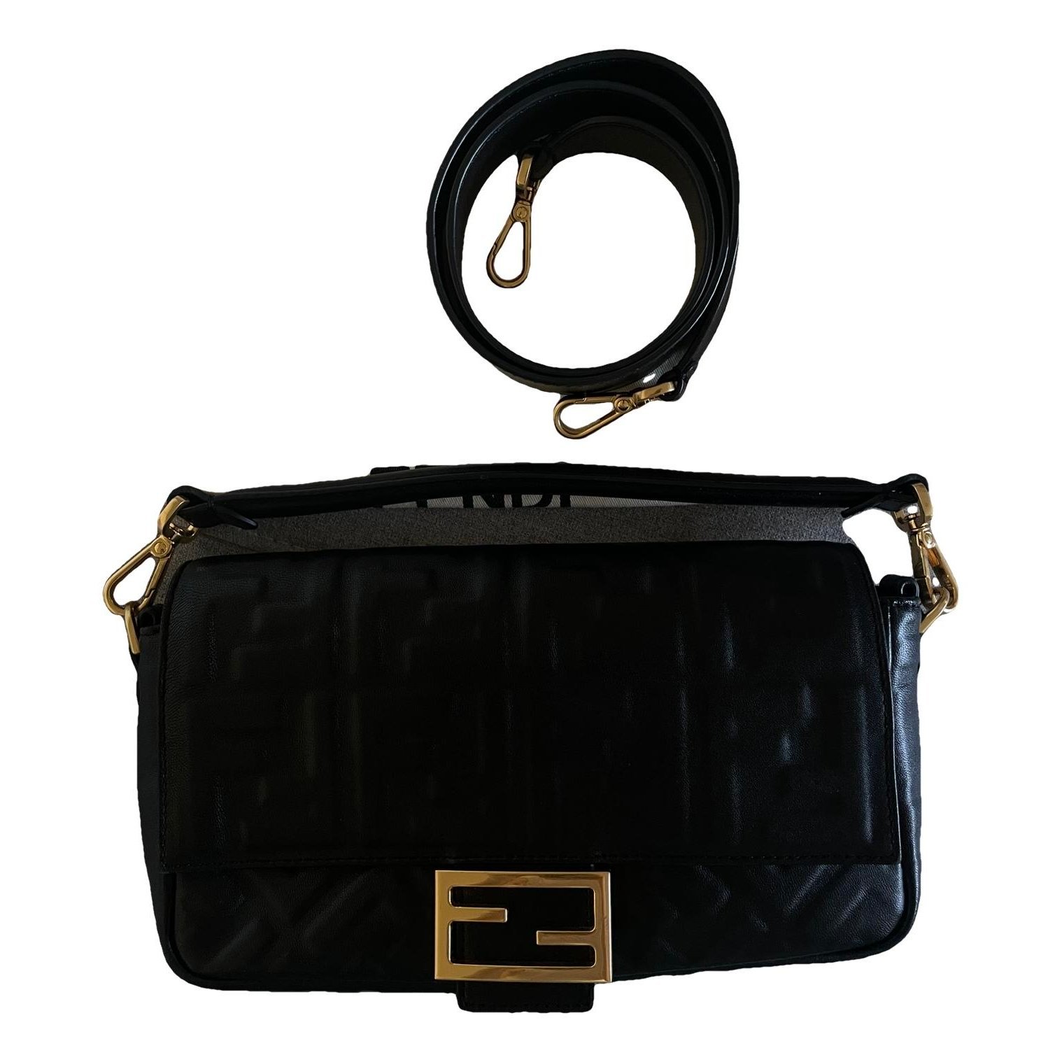 Baguette leather handbag