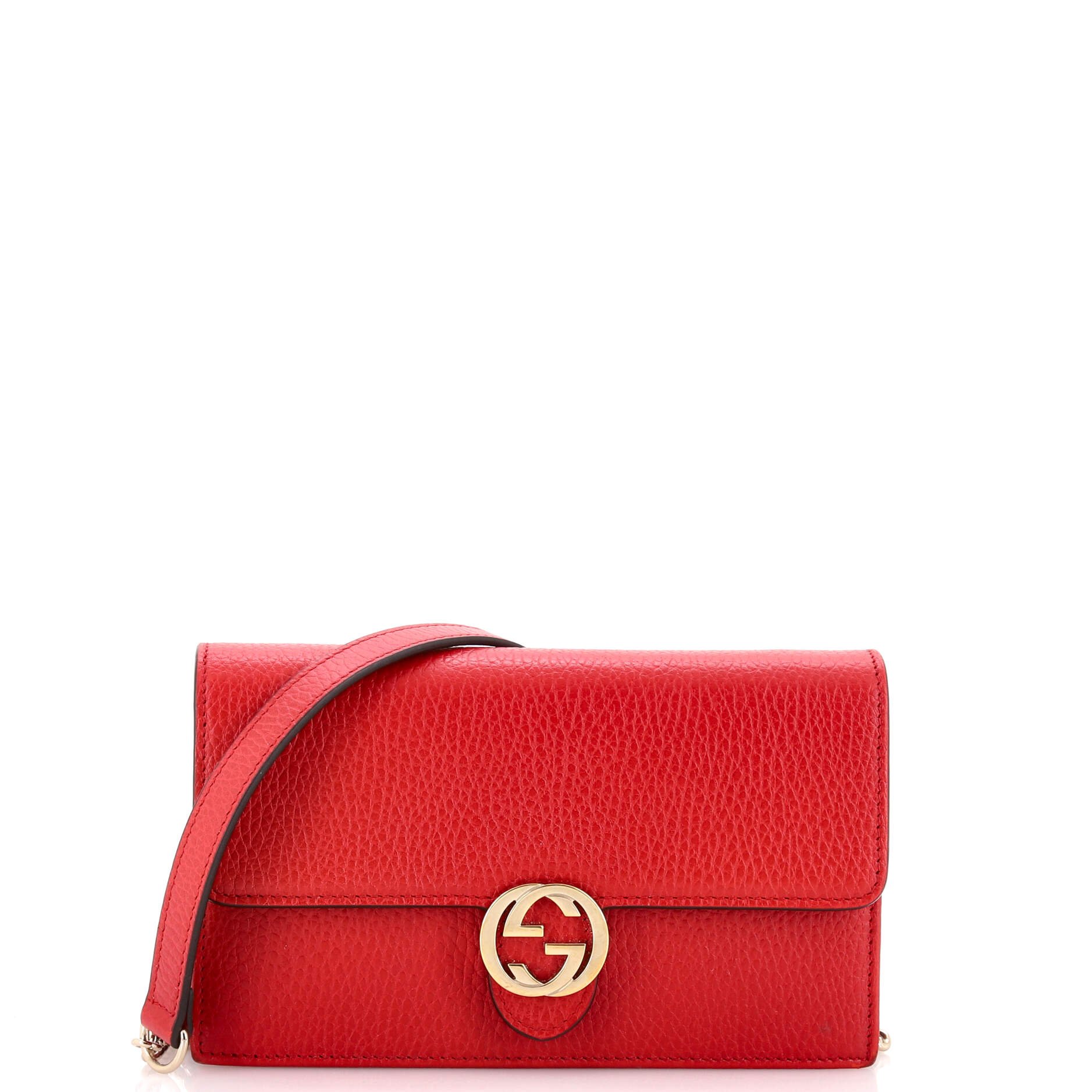 Interlocking Wallet on Chain Leather