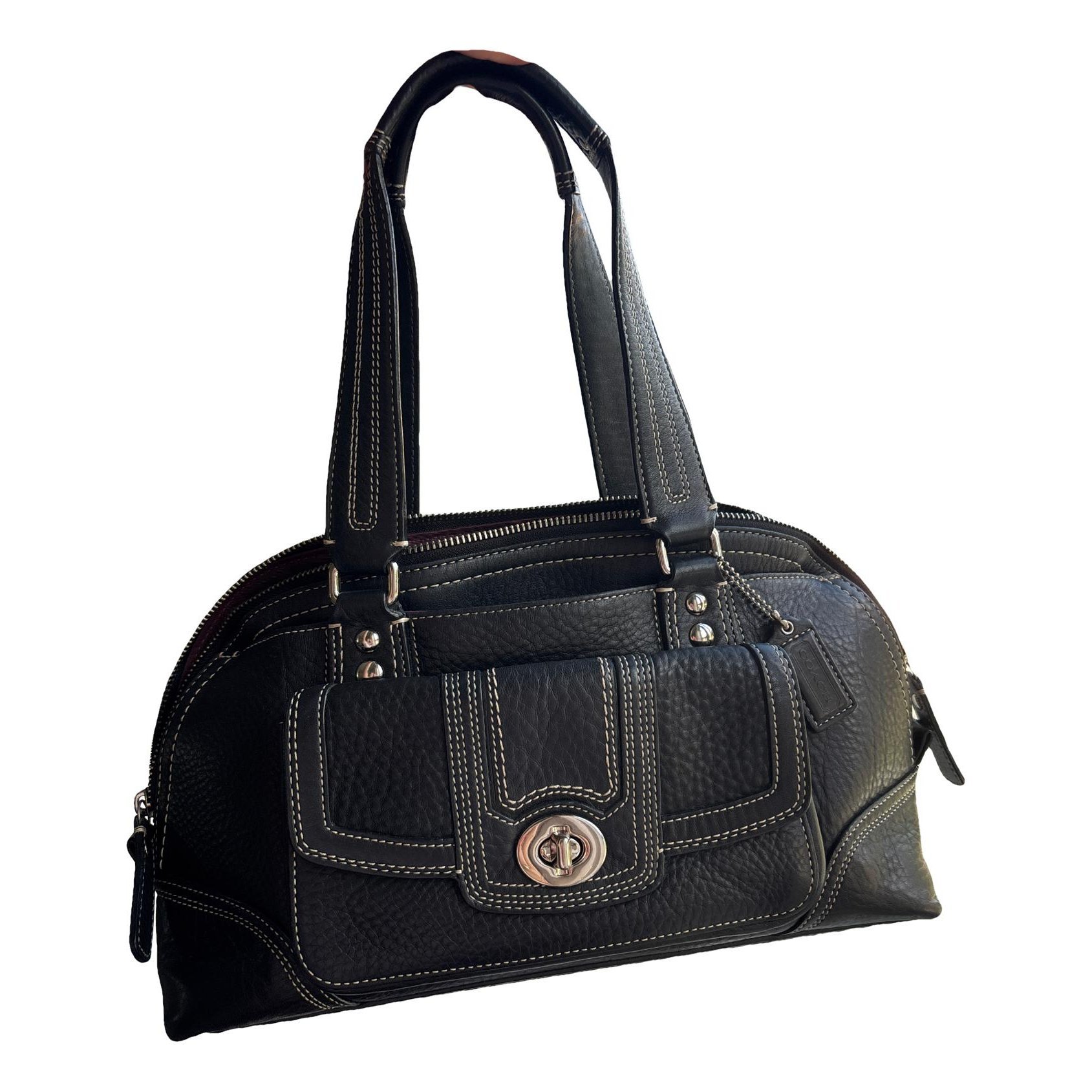 Leather satchel