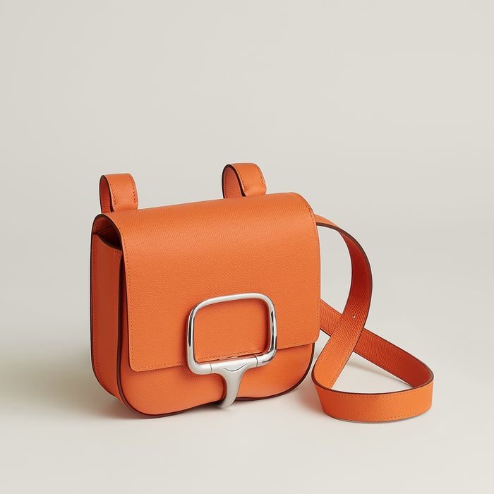 Orange Hermès Della Cavalleria Mini Bag II