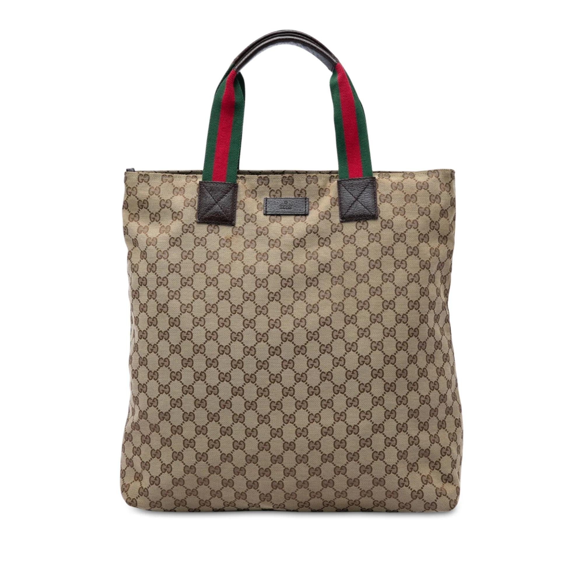 Gucci B leather tote