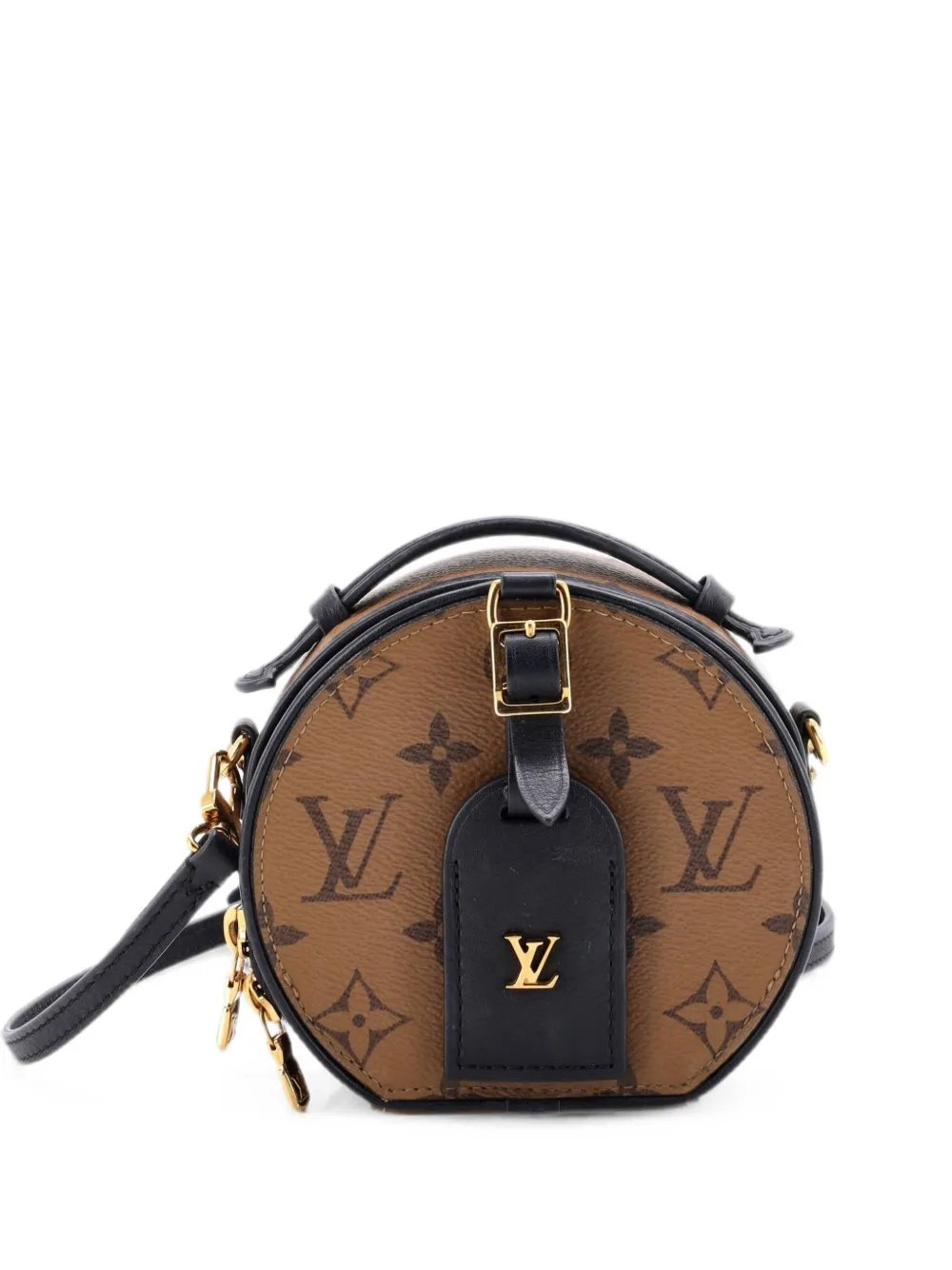 Mini Boite Chapeau Bag Reverse Monogram Canvas crossbody bag