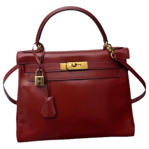 Kelly 28 leather handbag