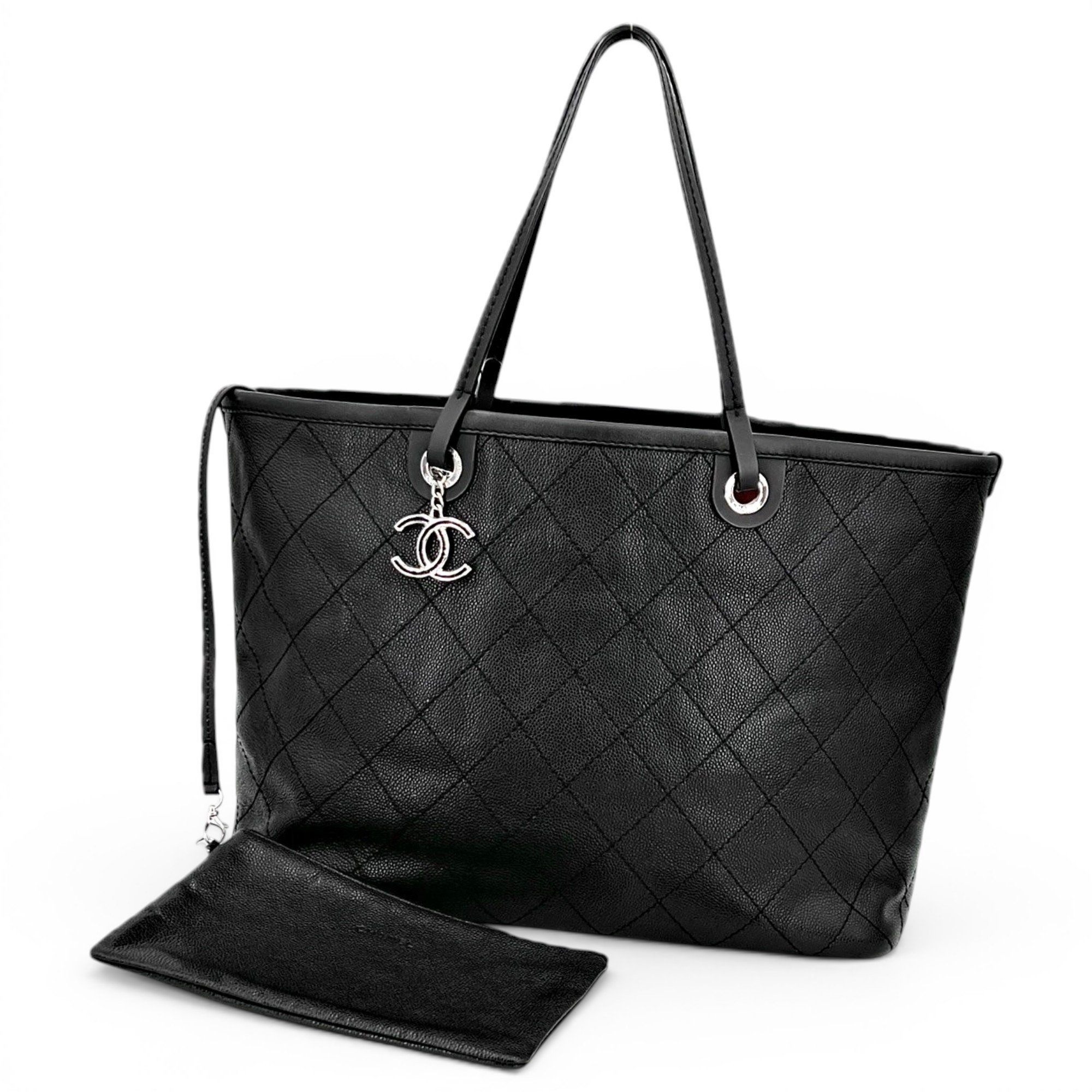 Leather tote