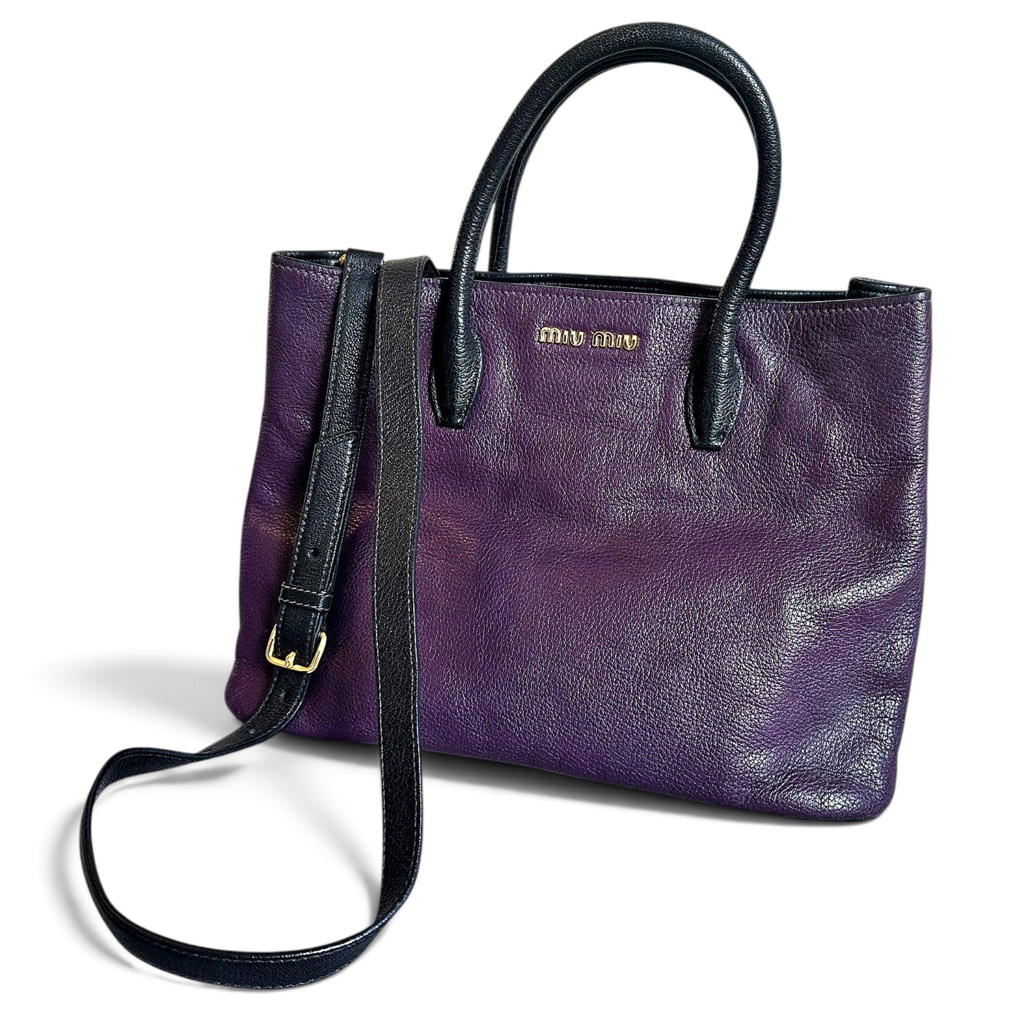 Vitello leather tote