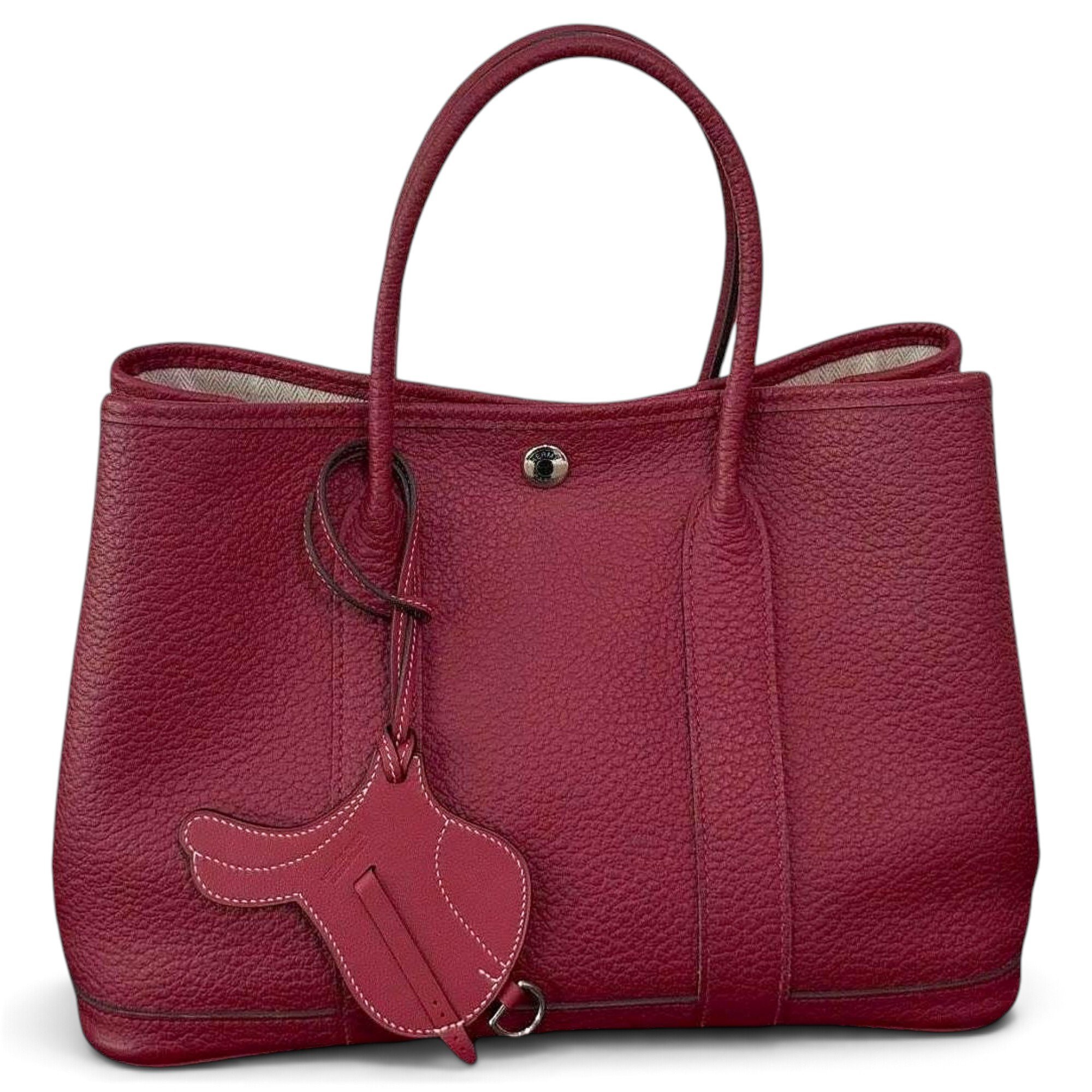 Garden Party leather handbag