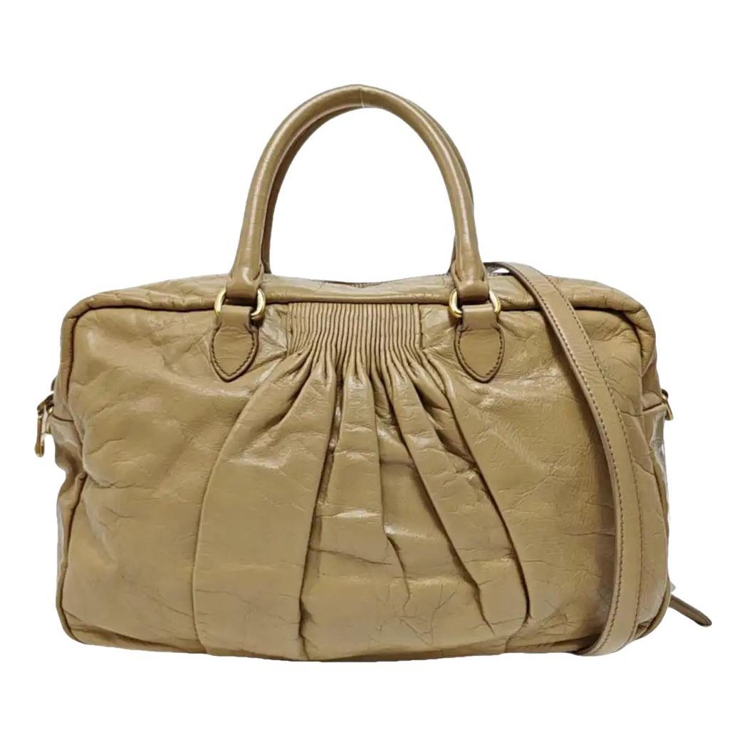 Leather handbag