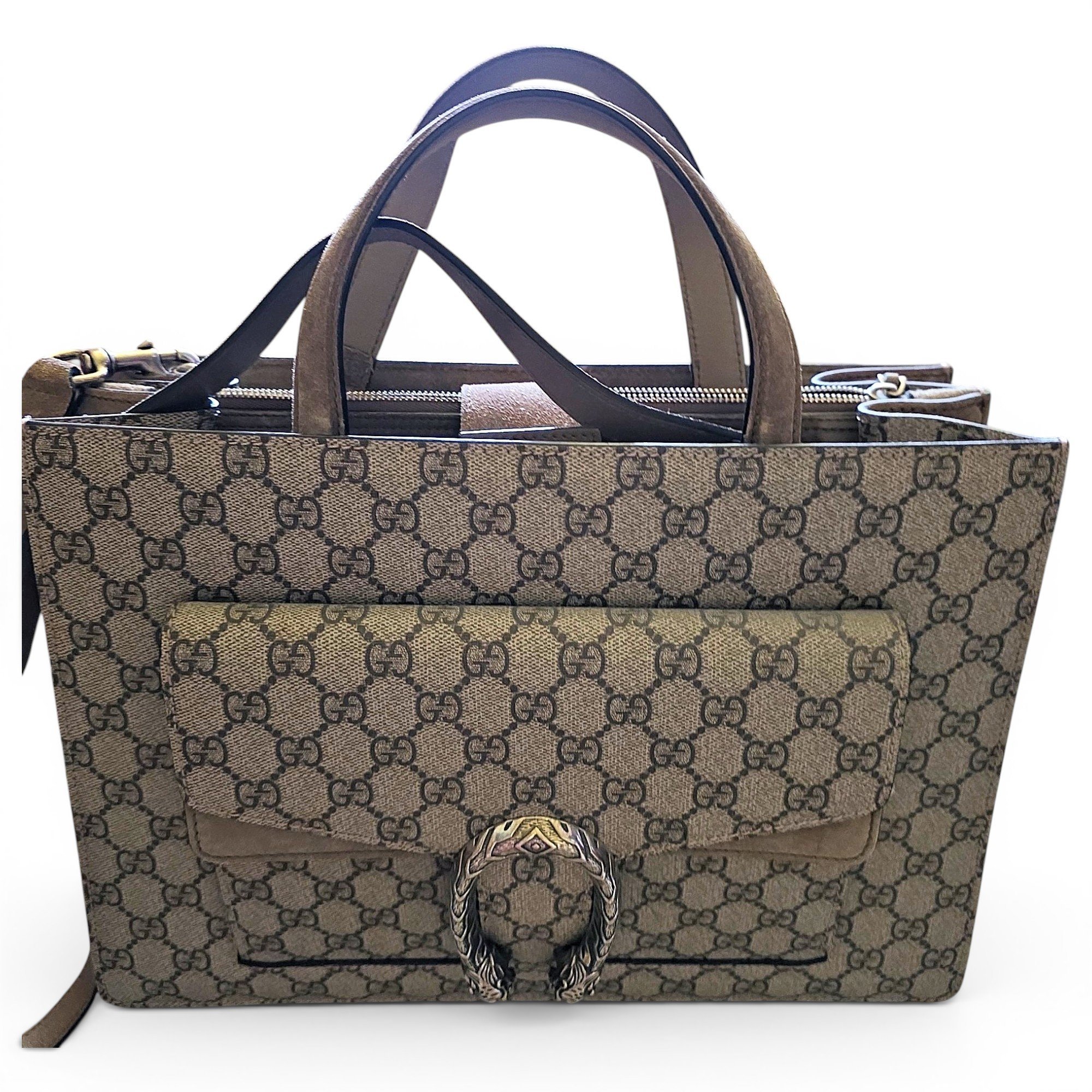 Leather handbag