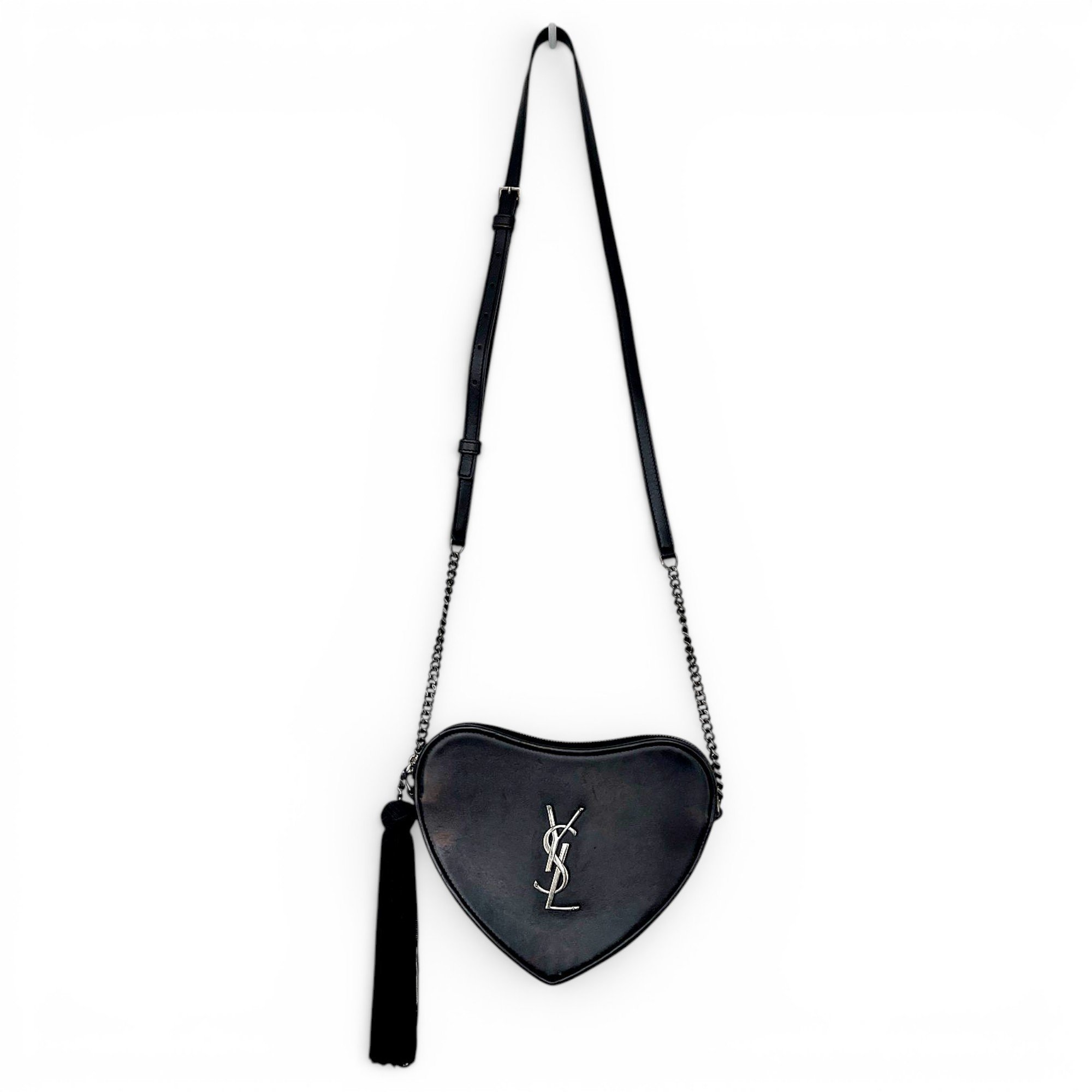 Boîte Love leather crossbody bag