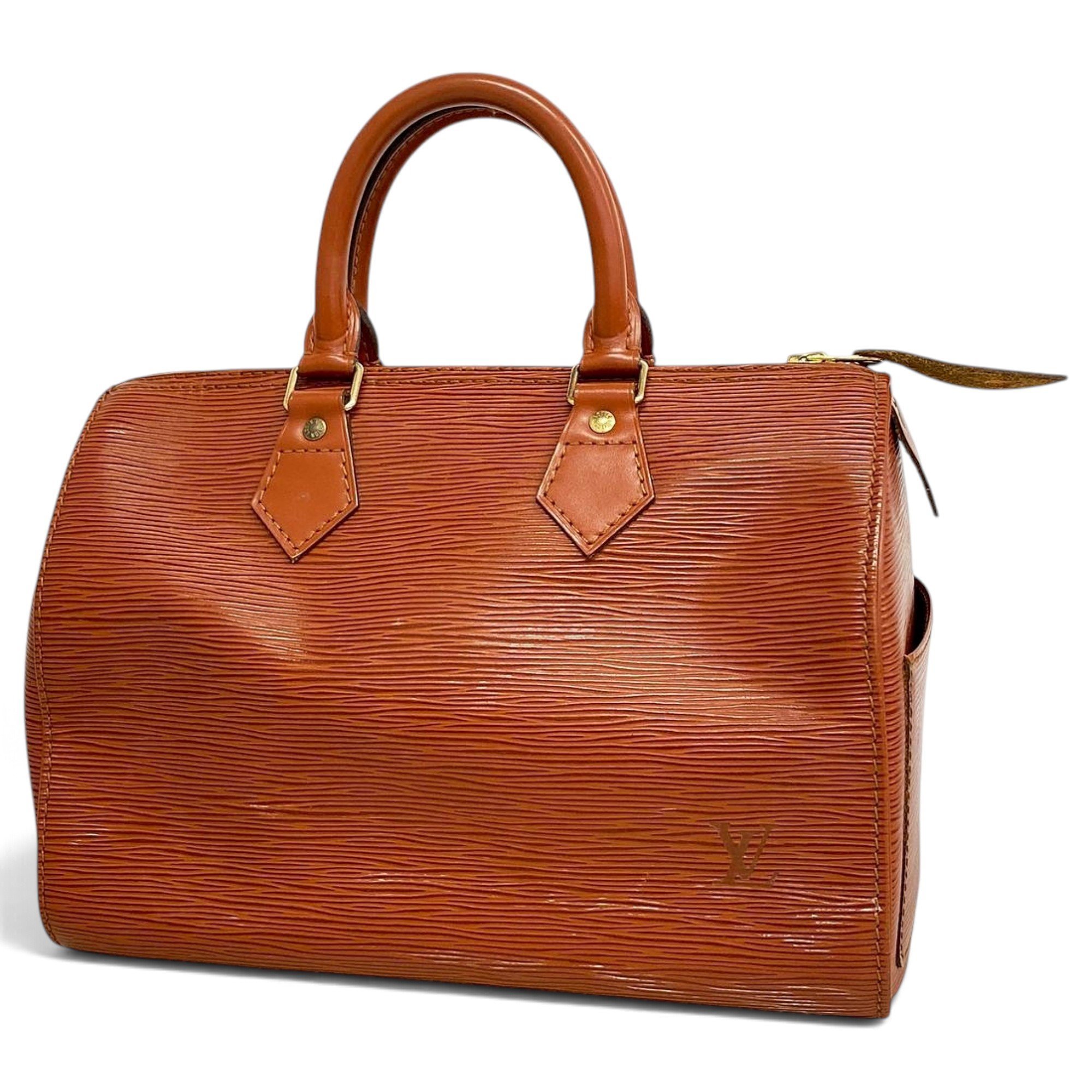 Speedy leather handbag