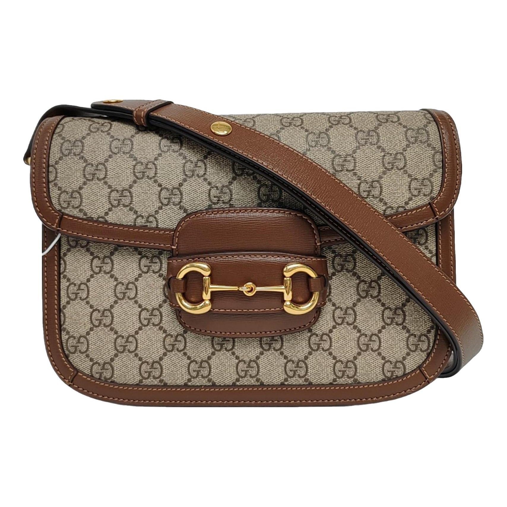 Handle Horsebit 1955 leather crossbody bag