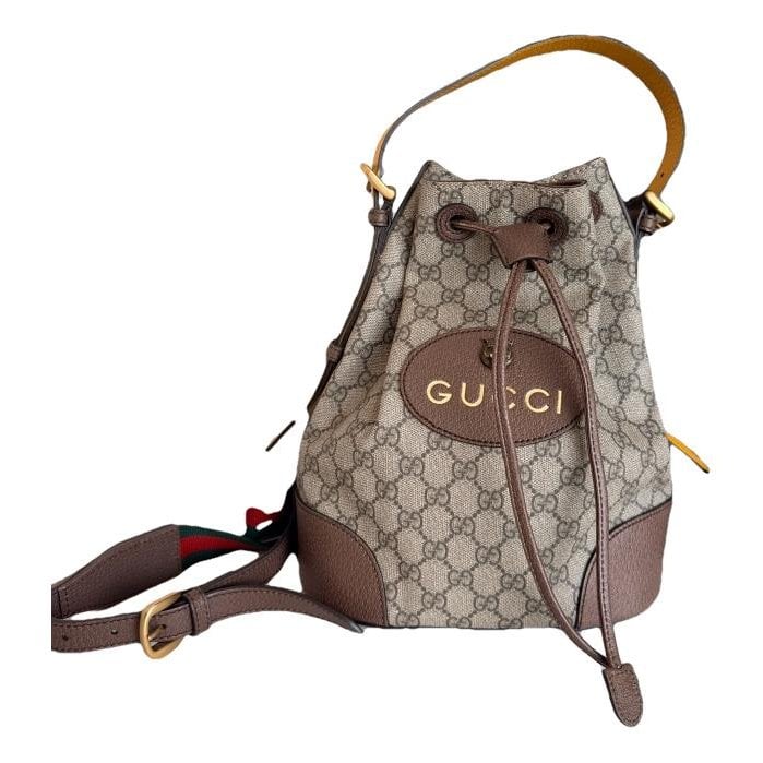 Leather backpack