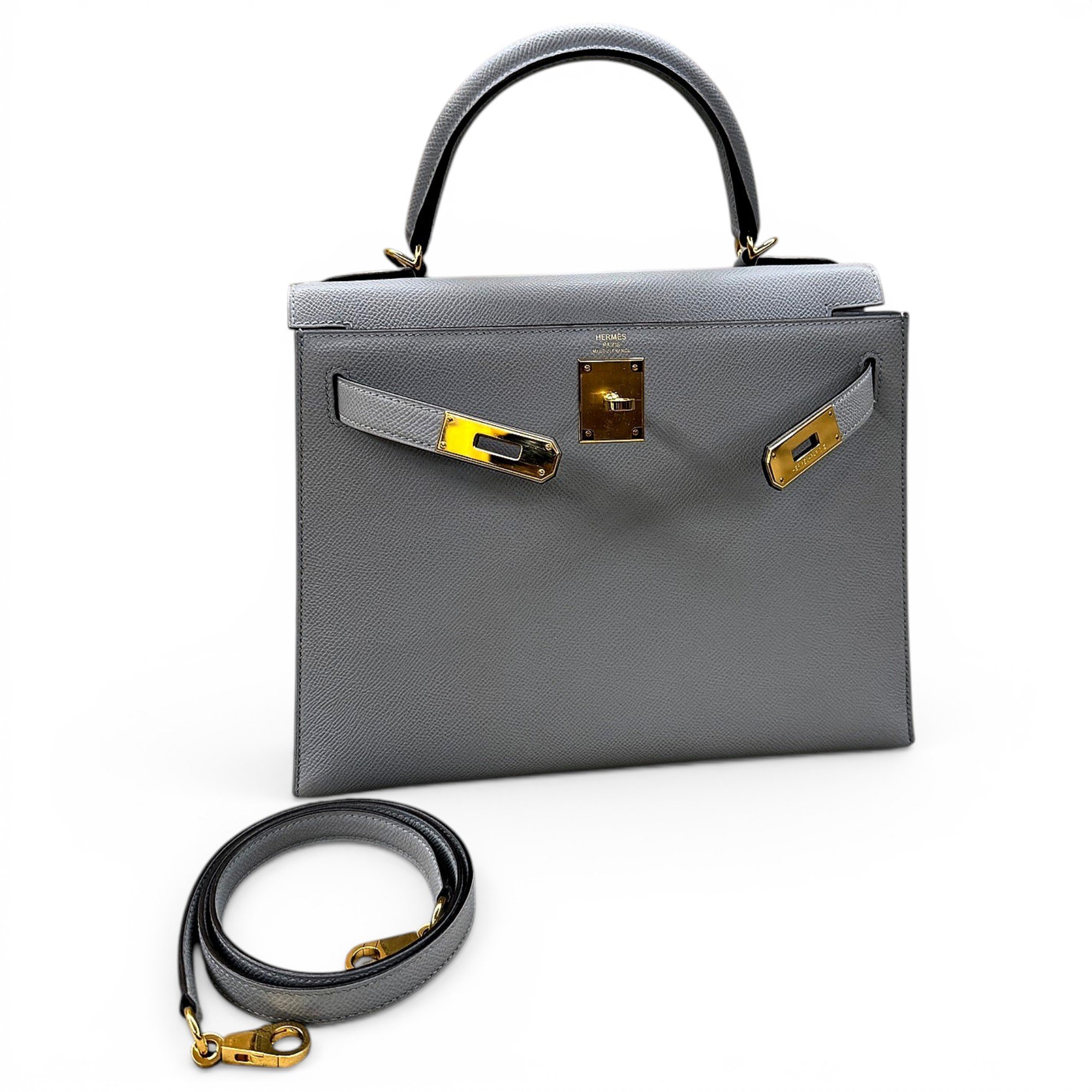 Kelly 28 leather handbag