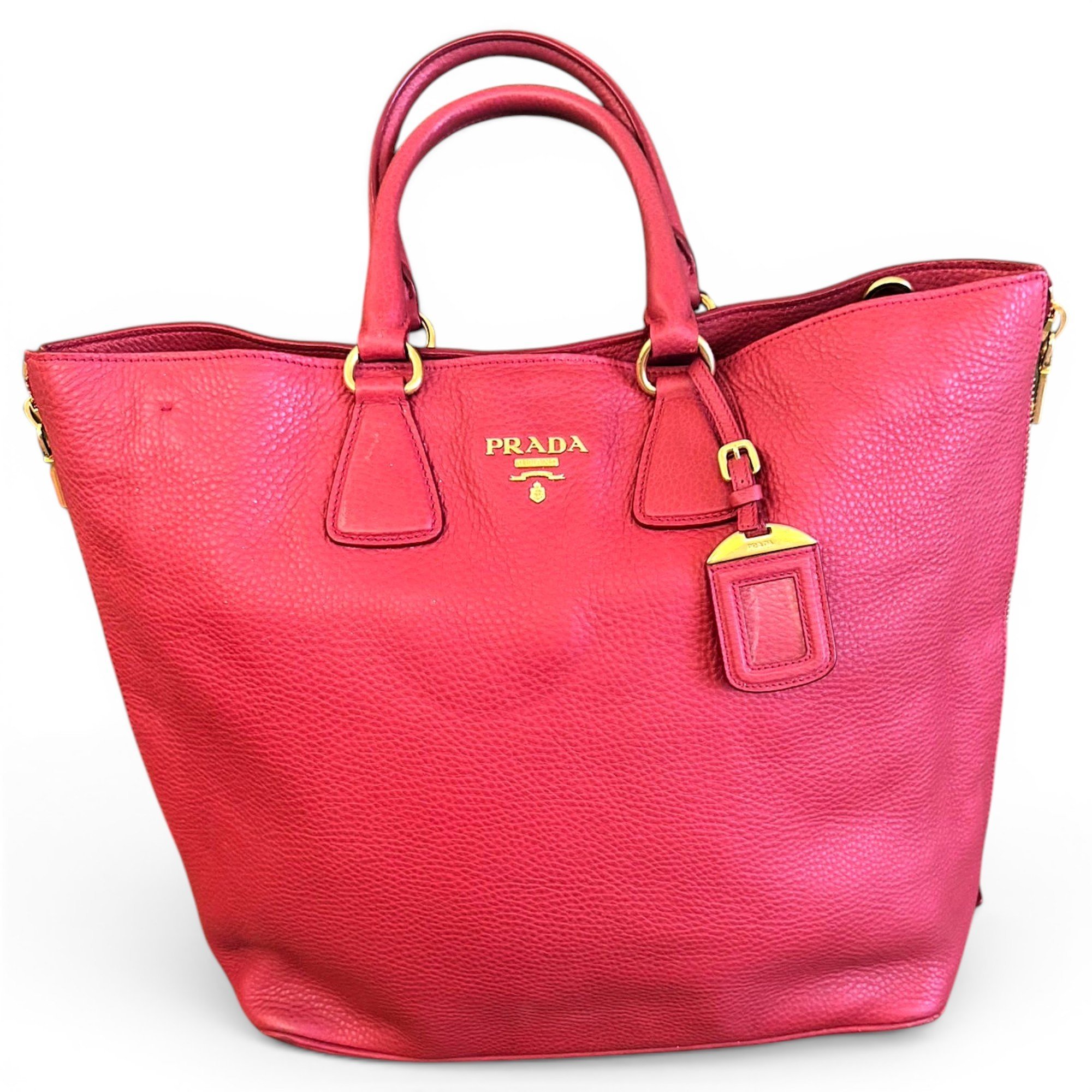Leather tote