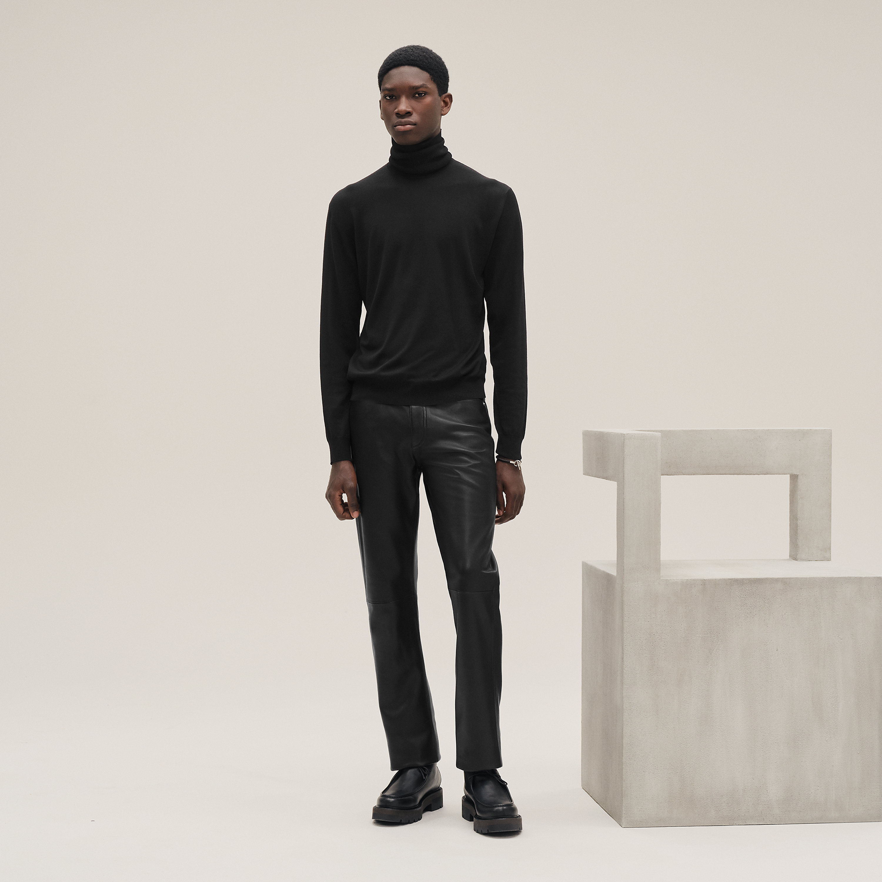 "Detail H" turtleneck sweater
