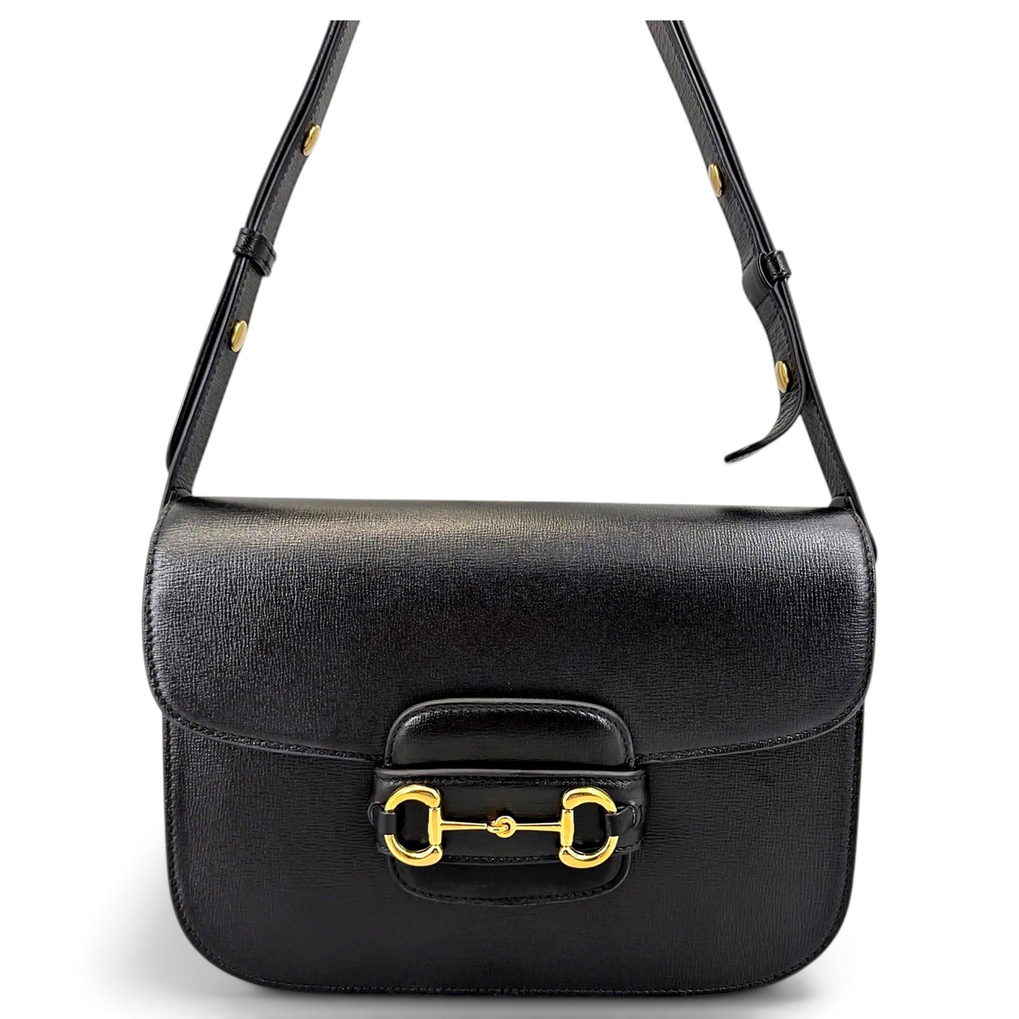 Horsebit 1955 Flap leather handbag