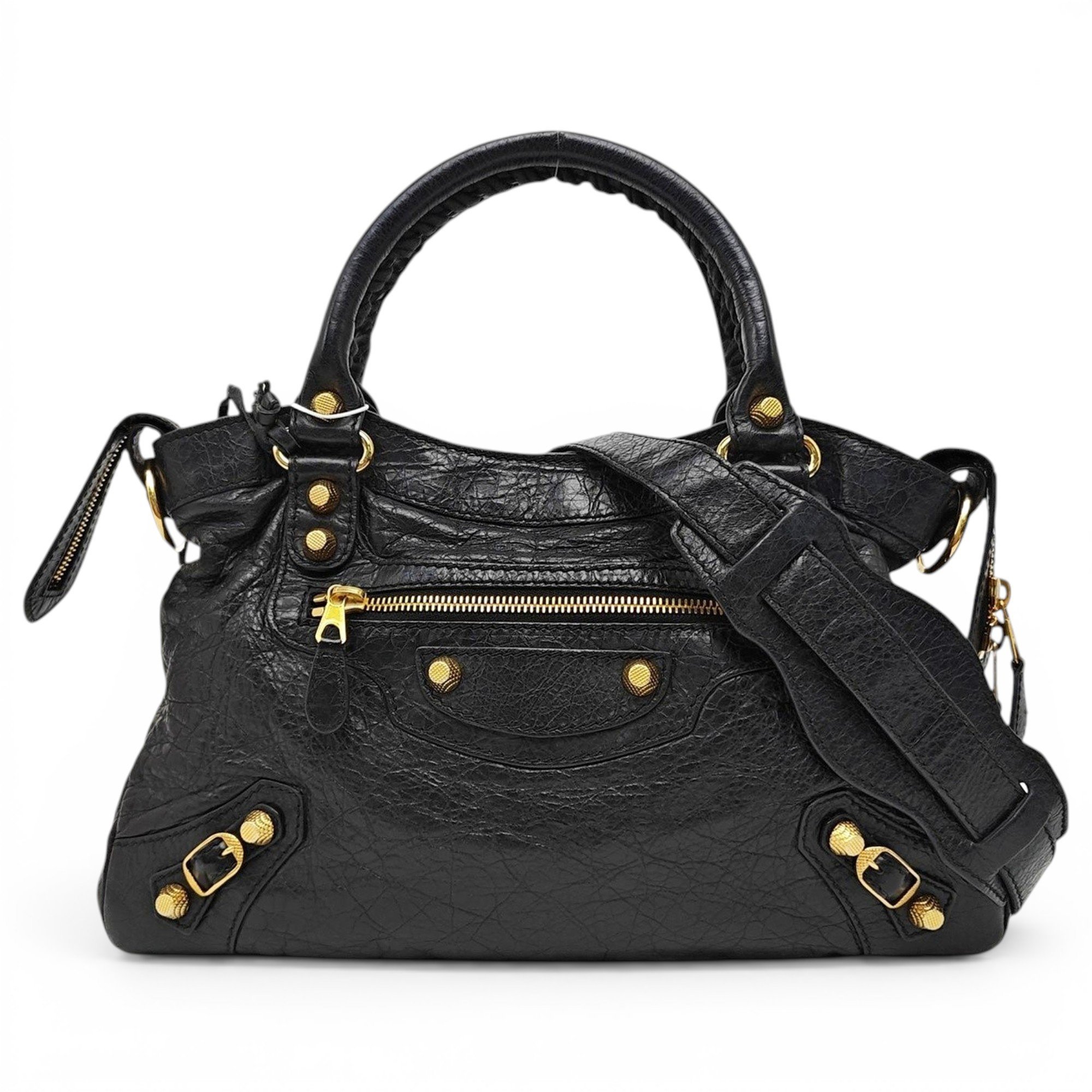 Leather handbag