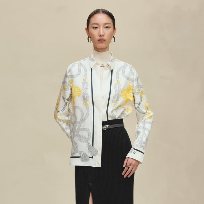 Blanc Nacre "Palefroi Remix" Classic Shirt