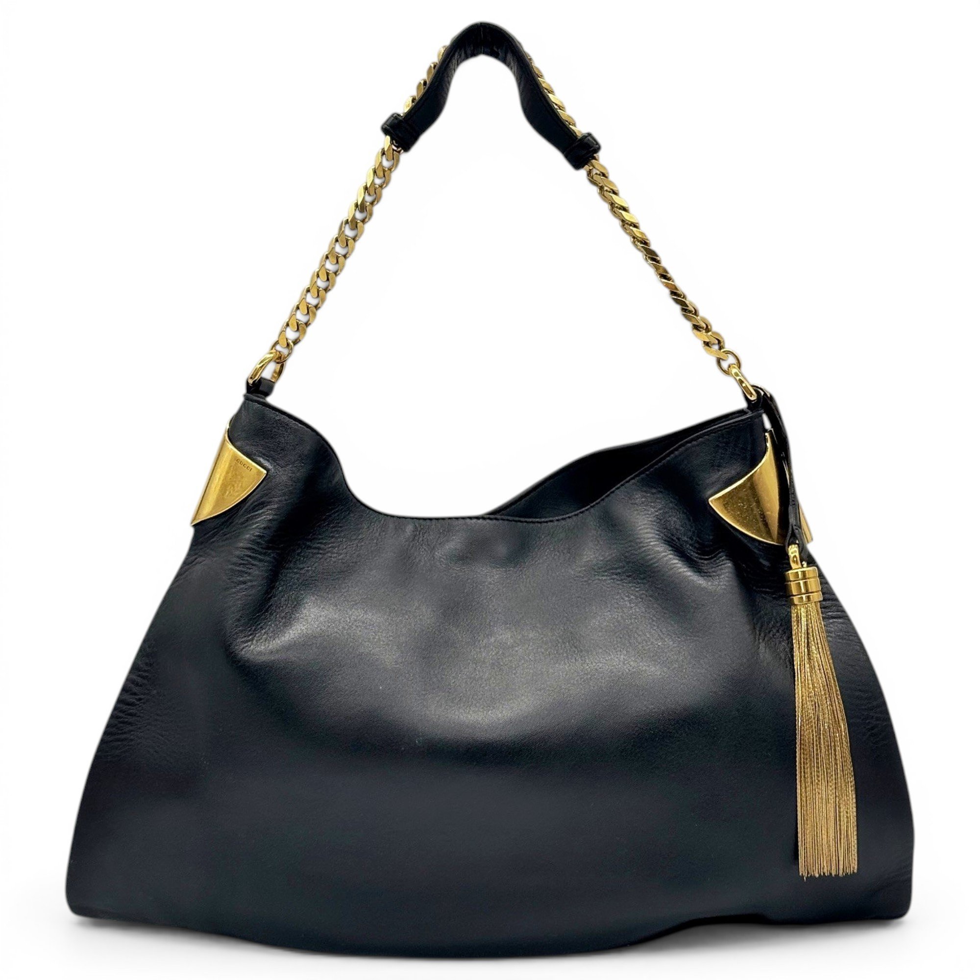 Hobo leather handbag