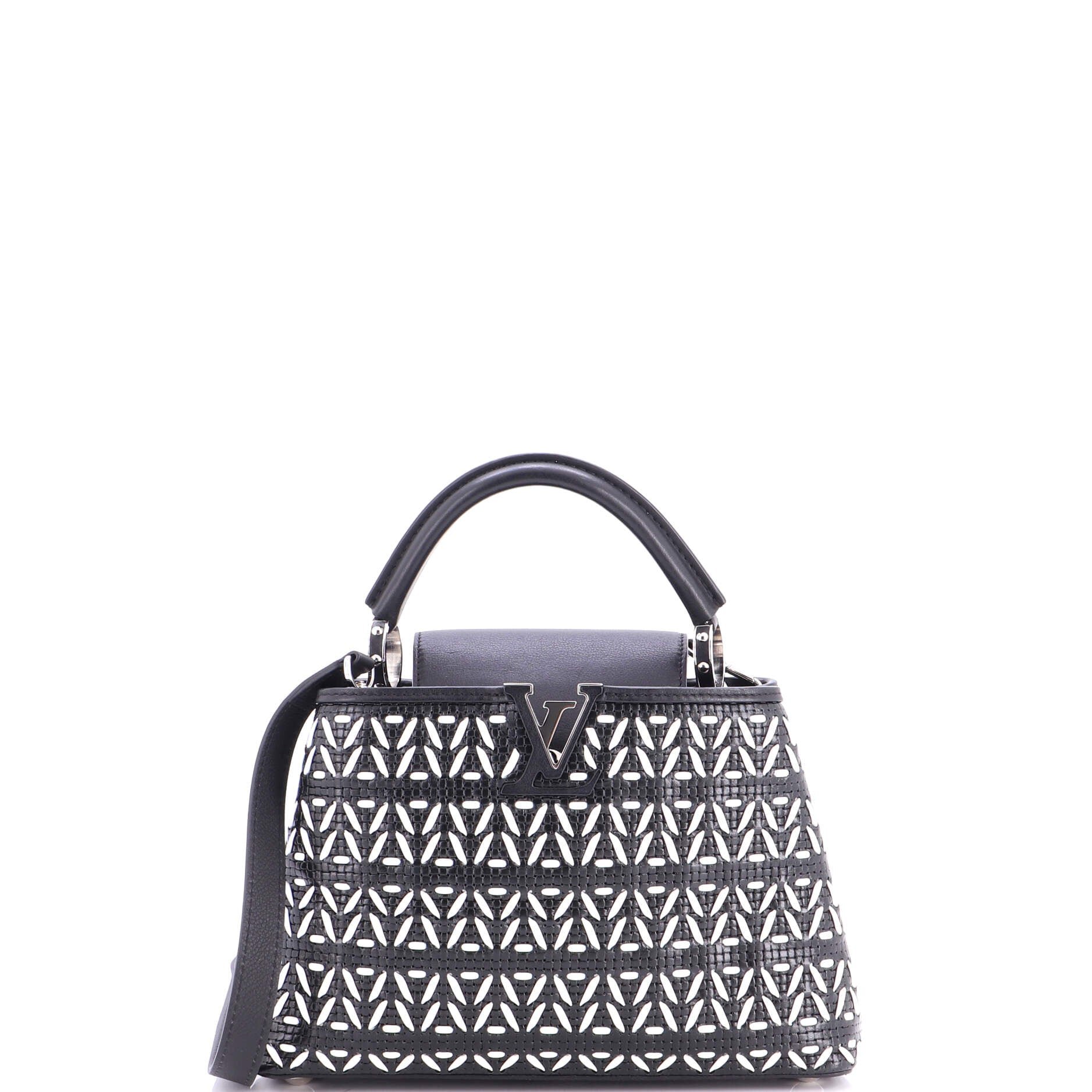 Capucines Bag Woven Leather BB