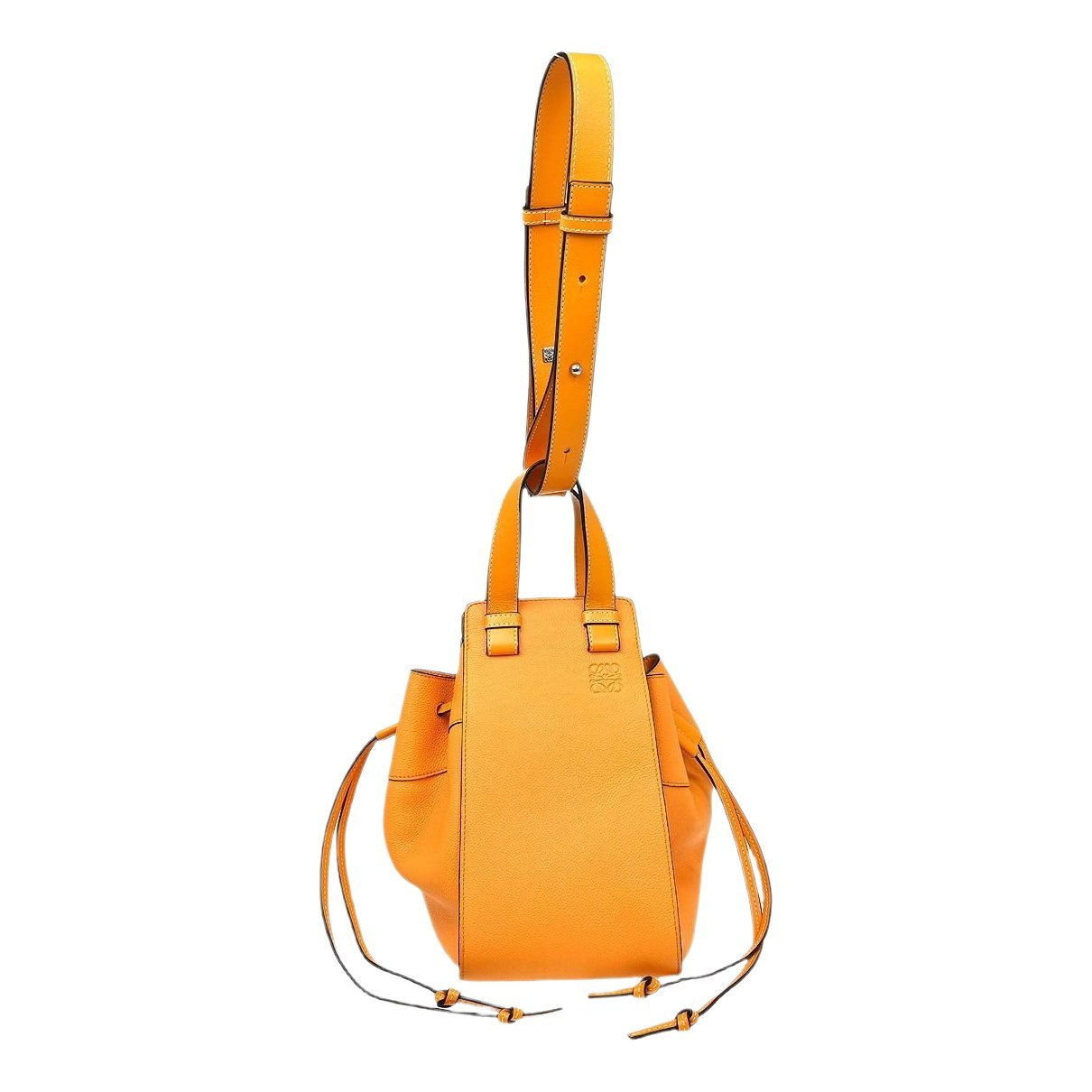 Hammock leather handbag