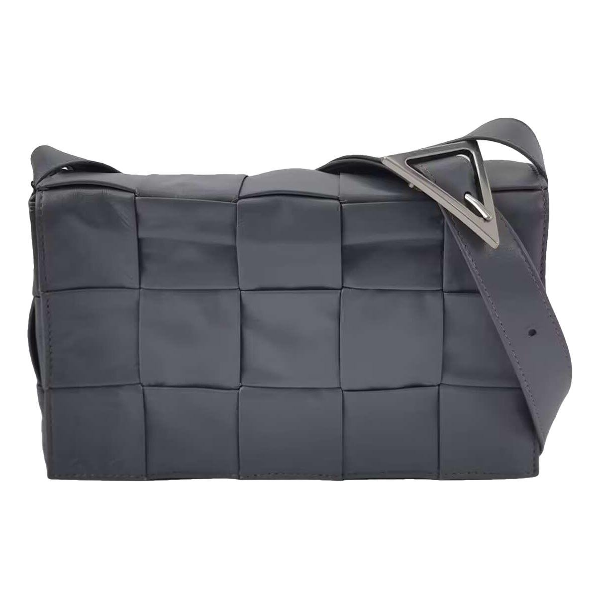 Cassette leather handbag