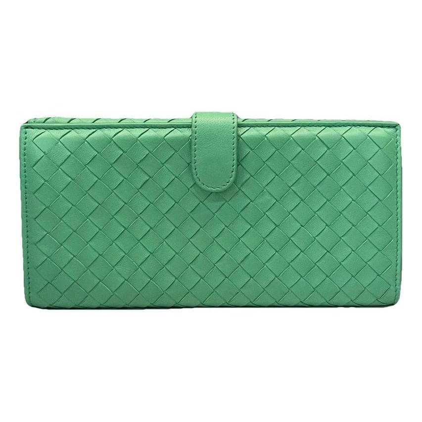 Leather clutch bag
