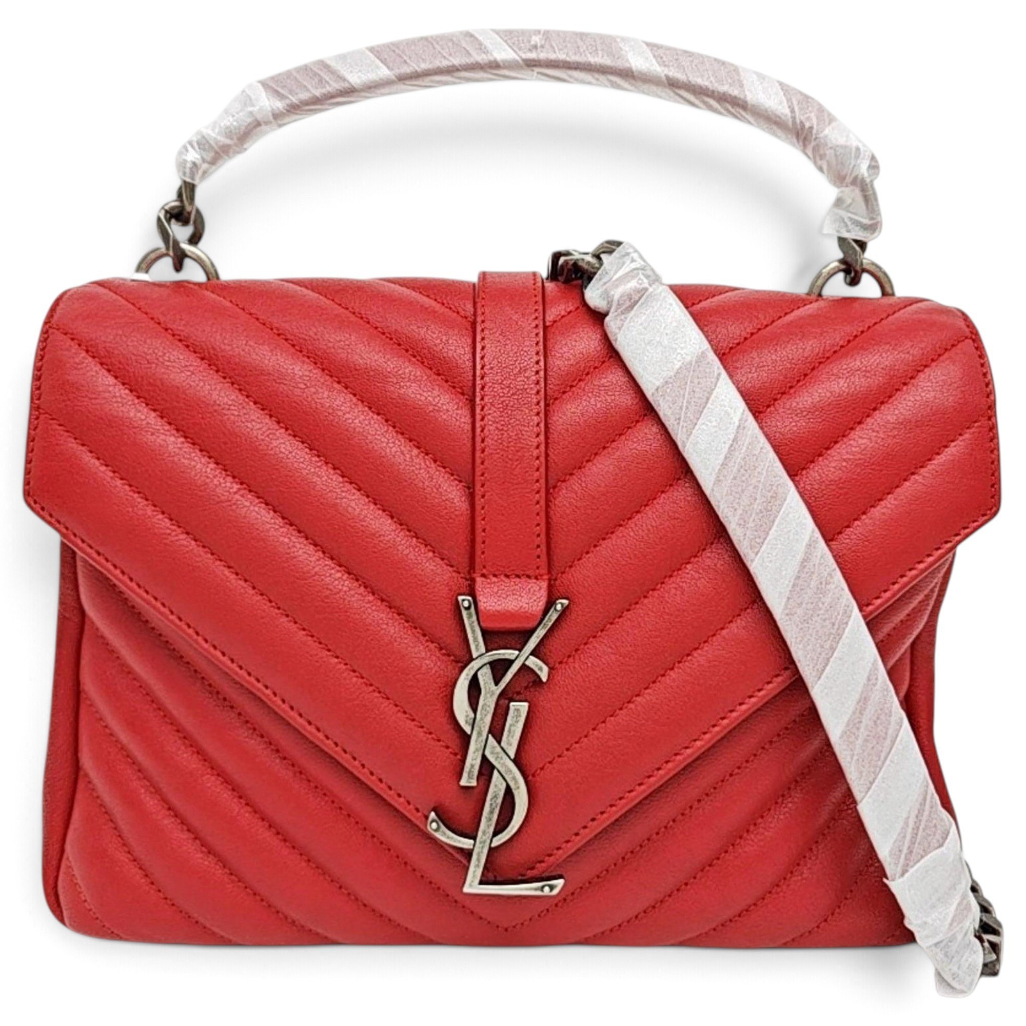 Collége monogramme leather crossbody bag