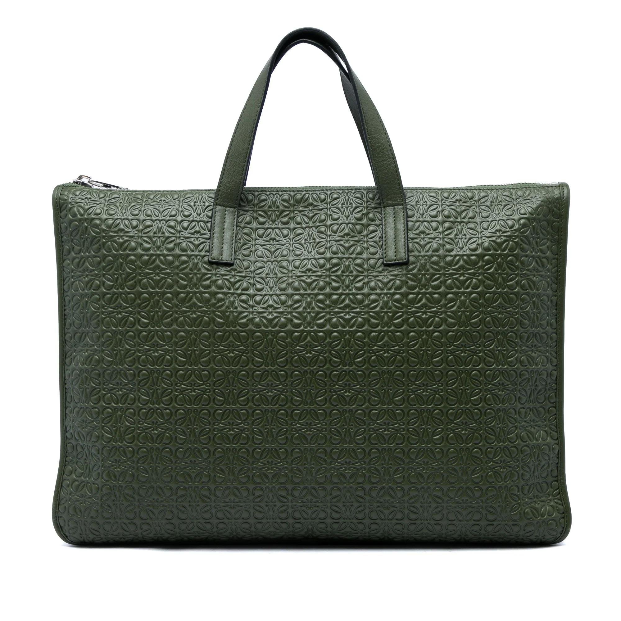 Anagram pony-style calfskin handbag